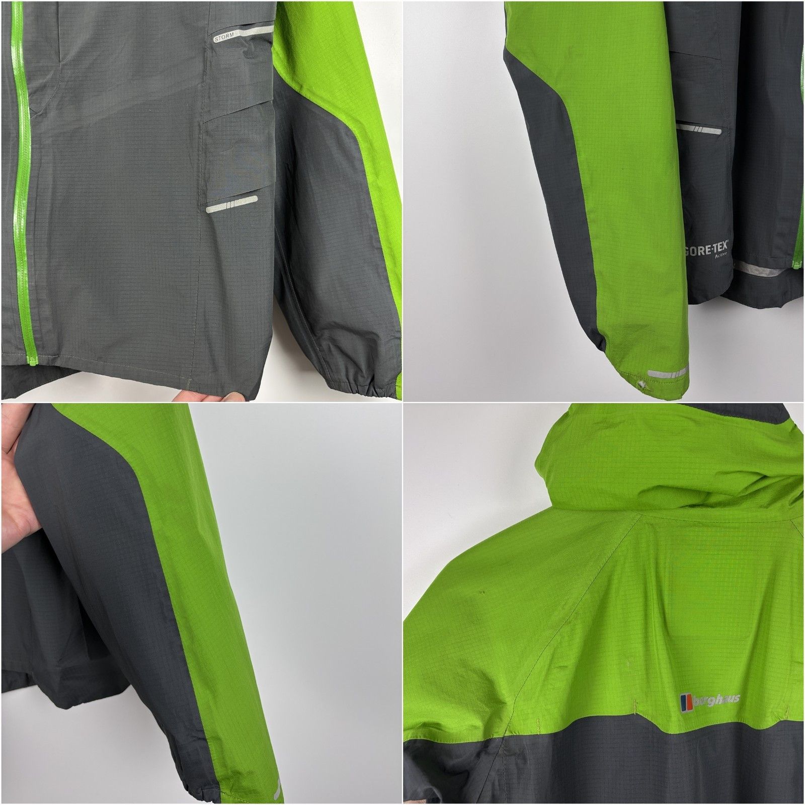 Berghaus Berghaus Vapour Storm Gore-Tex Waterproof Jacket Green S Size US S / EU 44-46 / 1 - 4 Thumbnail