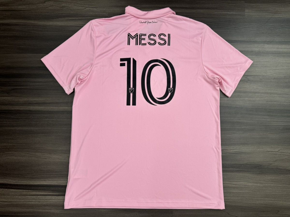 Adidas Adidas Inter Miami CF 22/23 Lionel Messi 10 Home Pink Jersey Size US XL / EU 56 / 4 - 10 Thumbnail