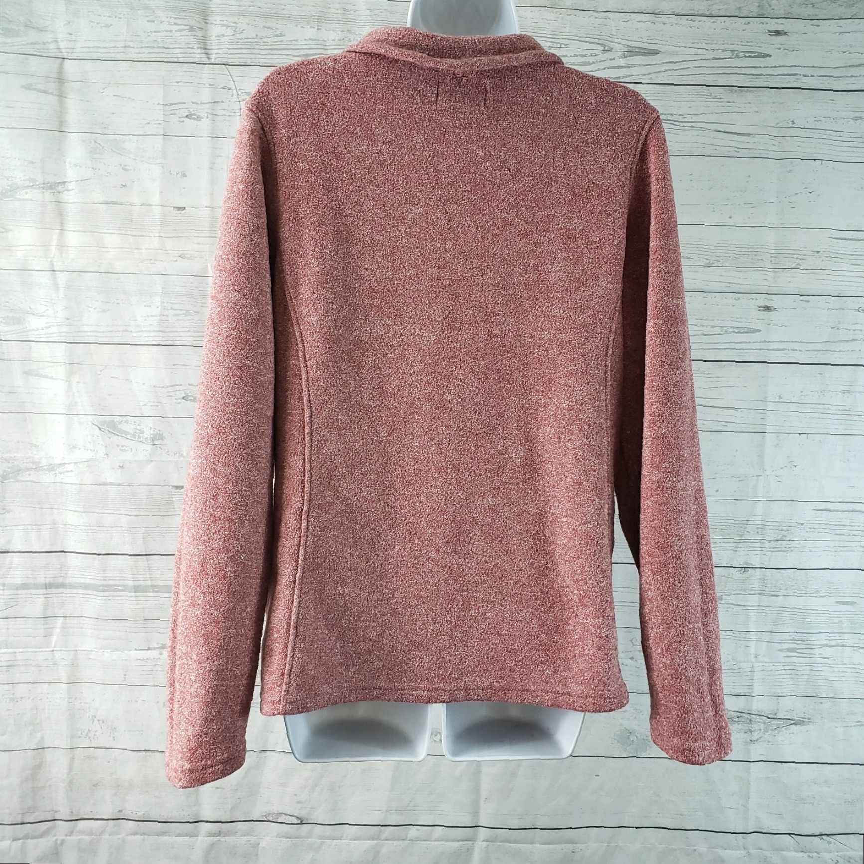 LIV Outdoor LIV Outdoor Womens Pullover Long Sleeve Pink Size Large 1/4 Zip Casual Activewear Shirt Size L / US 10 / IT 46 - 4 Thumbnail