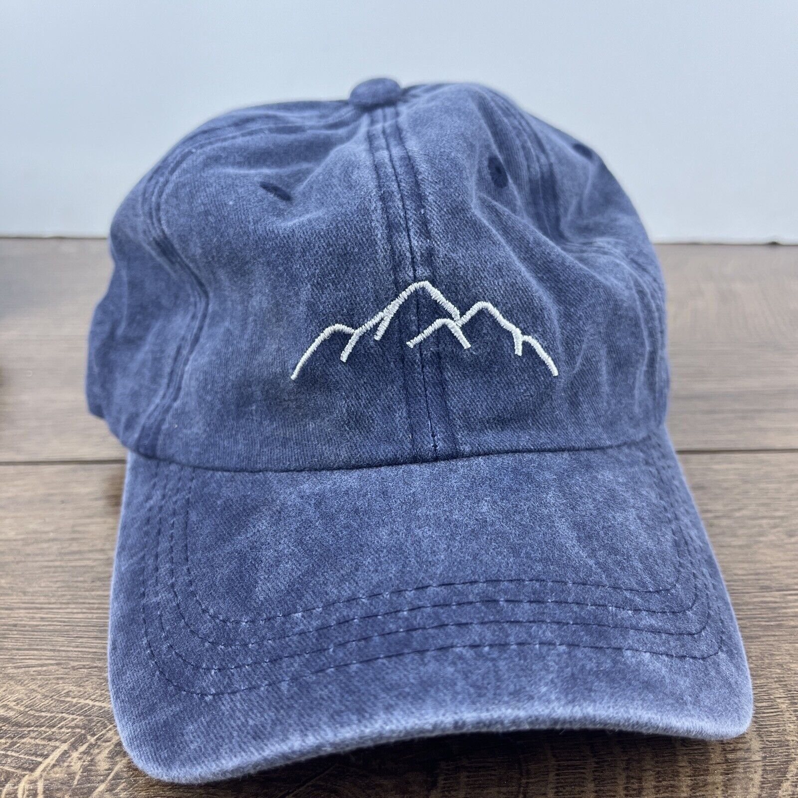 Other Mountains Hat Mountain Blue Hat Adjustable Adult Size Hat Bl Size ONE SIZE - 1 Thumbnail