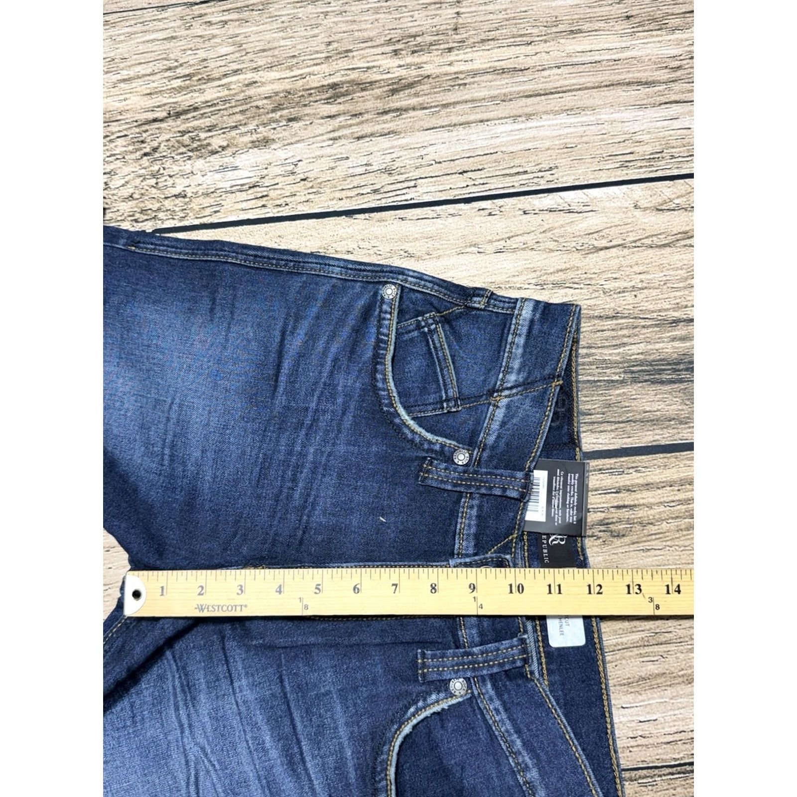 Vintage Rock & Republic Jeans Henlee Bootcut Denim 30x30 Mens Regular Blue NWT Size US 30 / EU 46 - 5 Thumbnail
