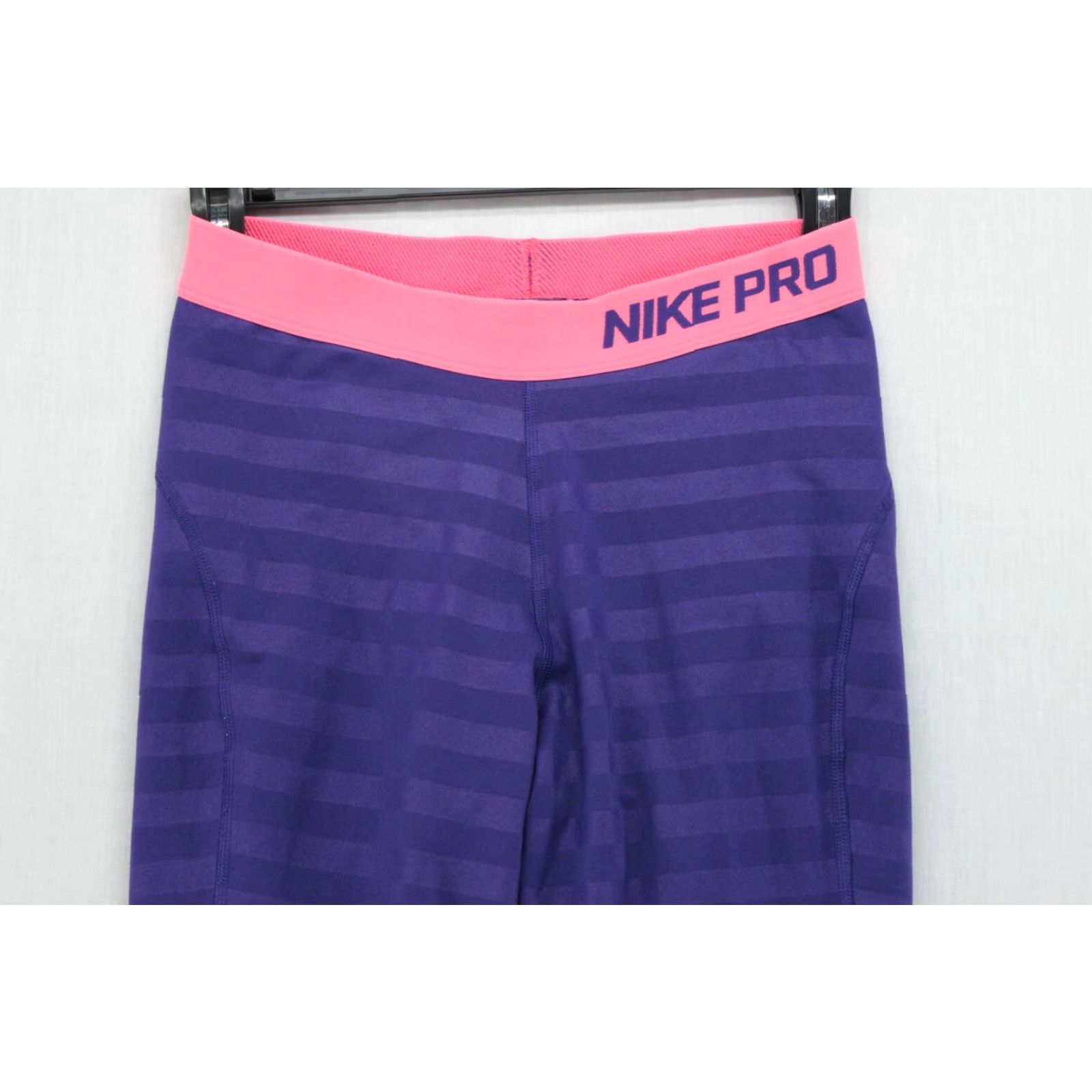 Nike Nike Pro Dri-Fit Tight Fit Leggings Women’s Medium Purple Pink Yoga Athletic Size 32" / US 10 / IT 46 - 2 Thumbnail