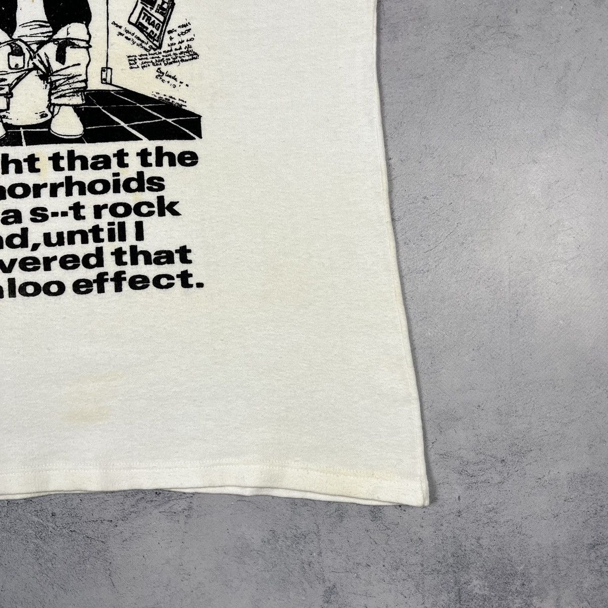 Vintage Vintage “Haemorrhoids Is A Rock Band” Humor T Shirt 1980’s Size US M / EU 48-50 / 2 - 13 Thumbnail