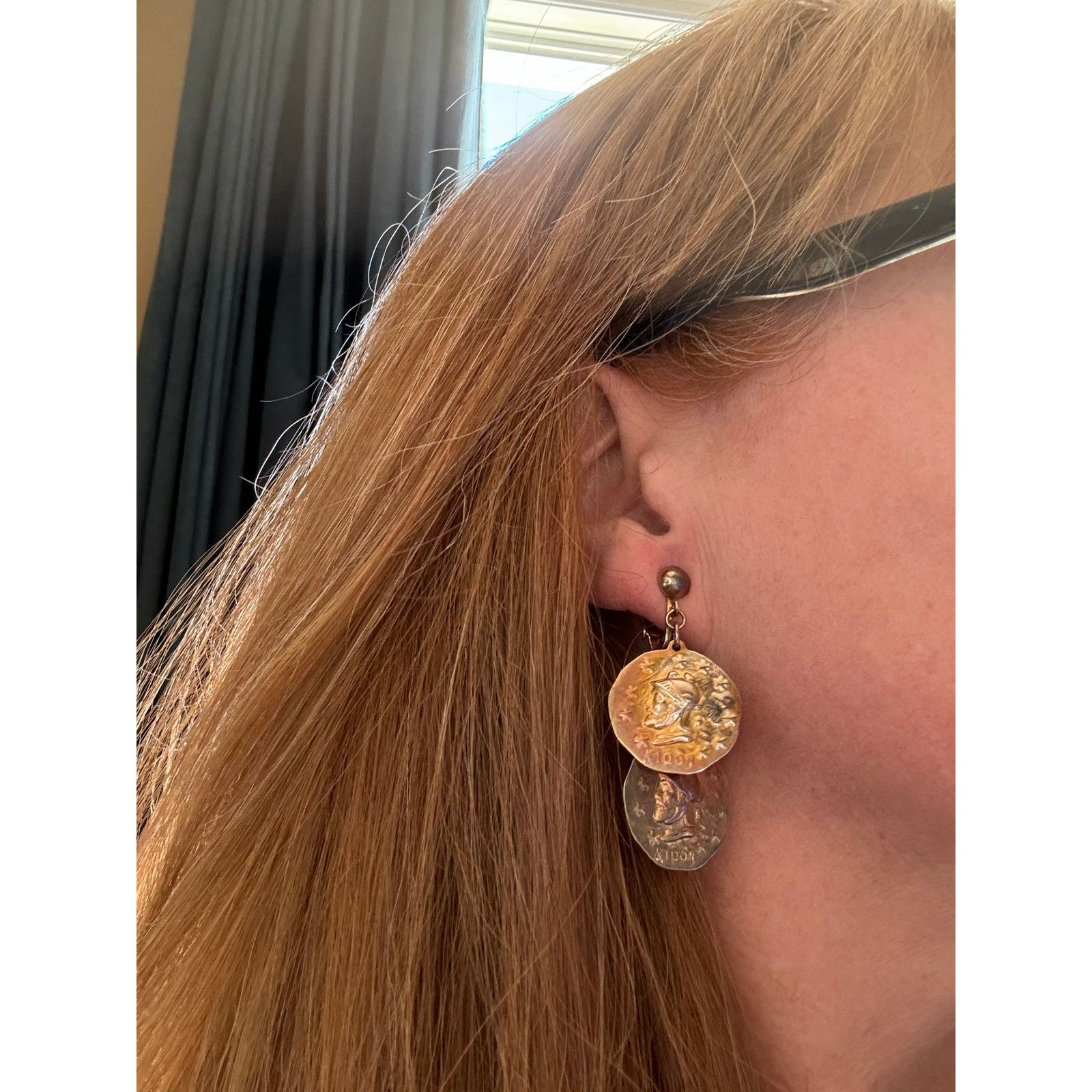 Vintage Vintage Dangling Coin X1007 Clip on Earrings Size ONE SIZE - 11 Thumbnail