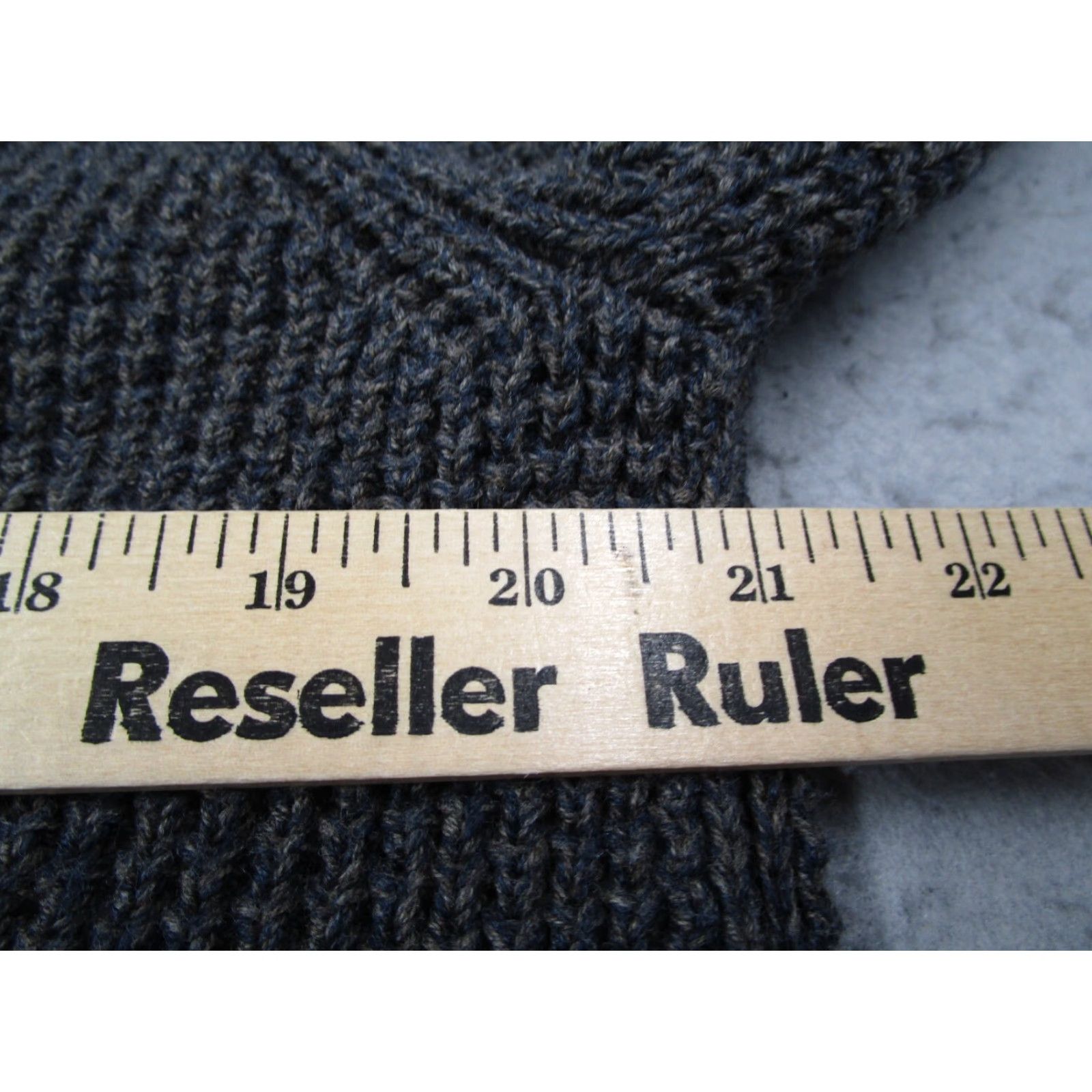 Vintage LL Bean Sweater Mens Large Tall Gray 1/4 Zip Knit Organic Pullover 90875 Size US L / EU 52-54 / 3 - 5 Thumbnail