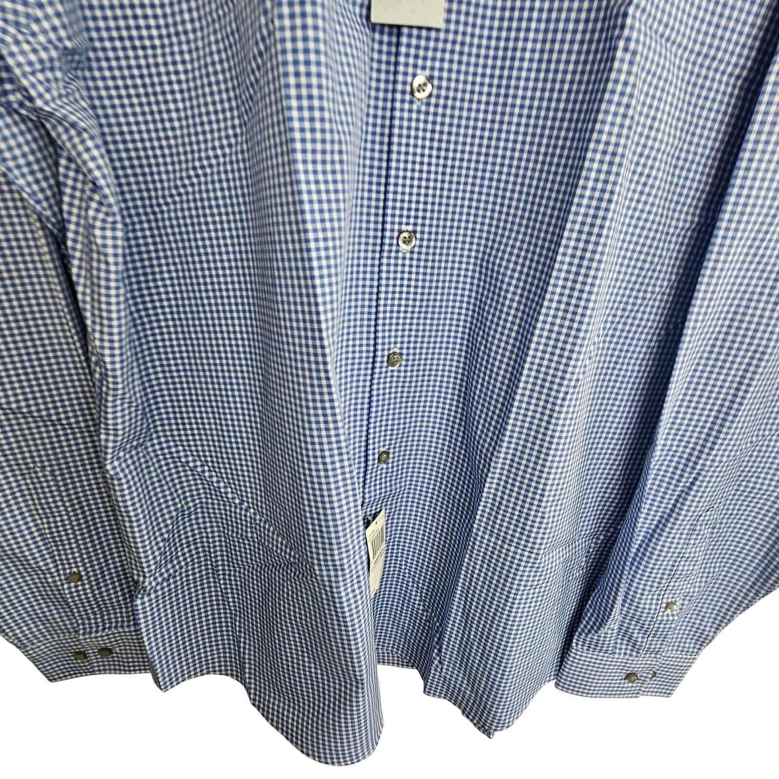 Kenneth Cole Unlisted Kenneth Cole Dress Shirt XL Gingham Slim Fit Career Size US XL / EU 56 / 4 - 3 Thumbnail
