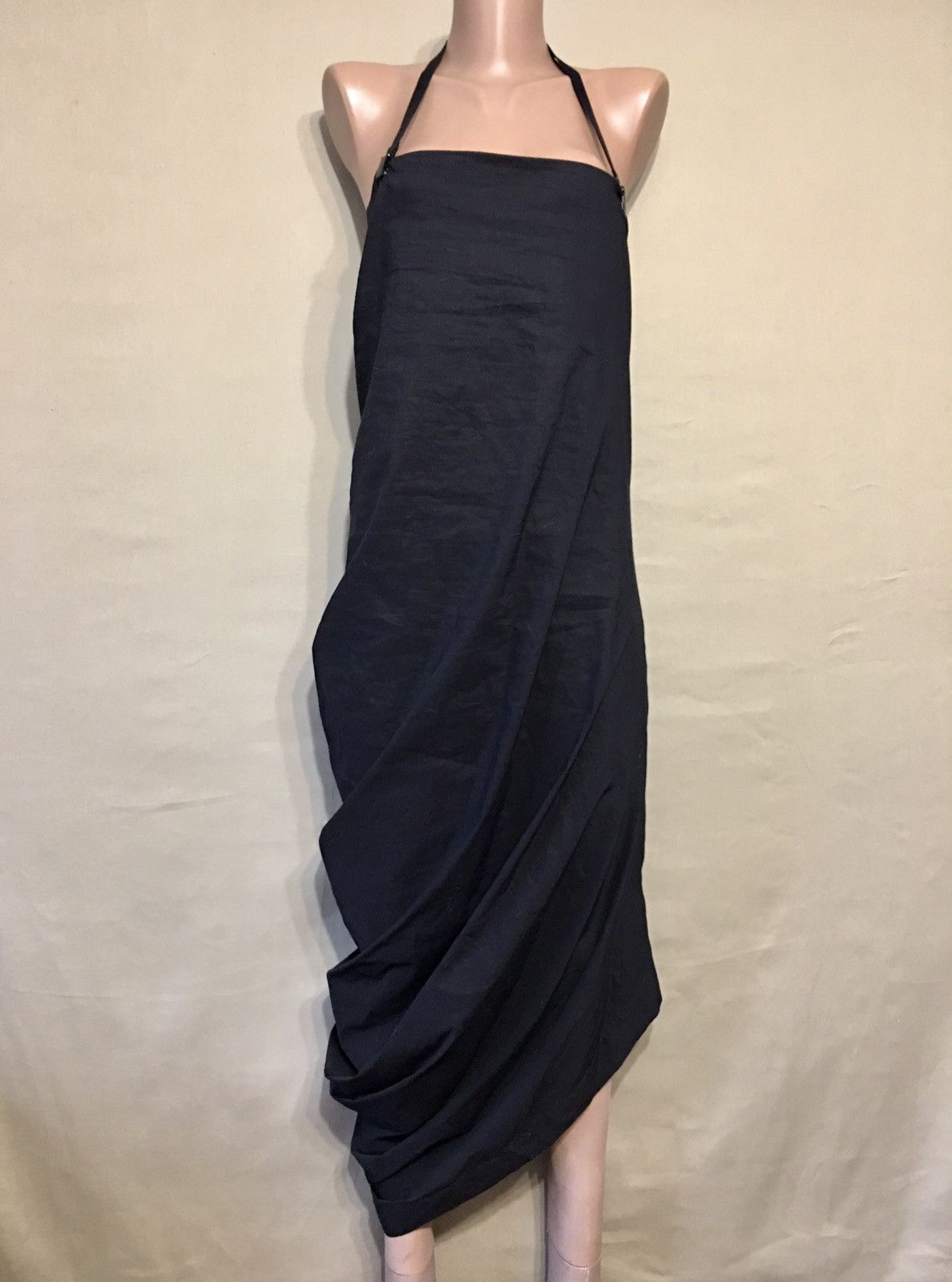 Annette Gortz × Designer Annette Gortz Black Linen Maxi Dress Size EU 38 Size S / US 4 / IT 40 - 2 Thumbnail