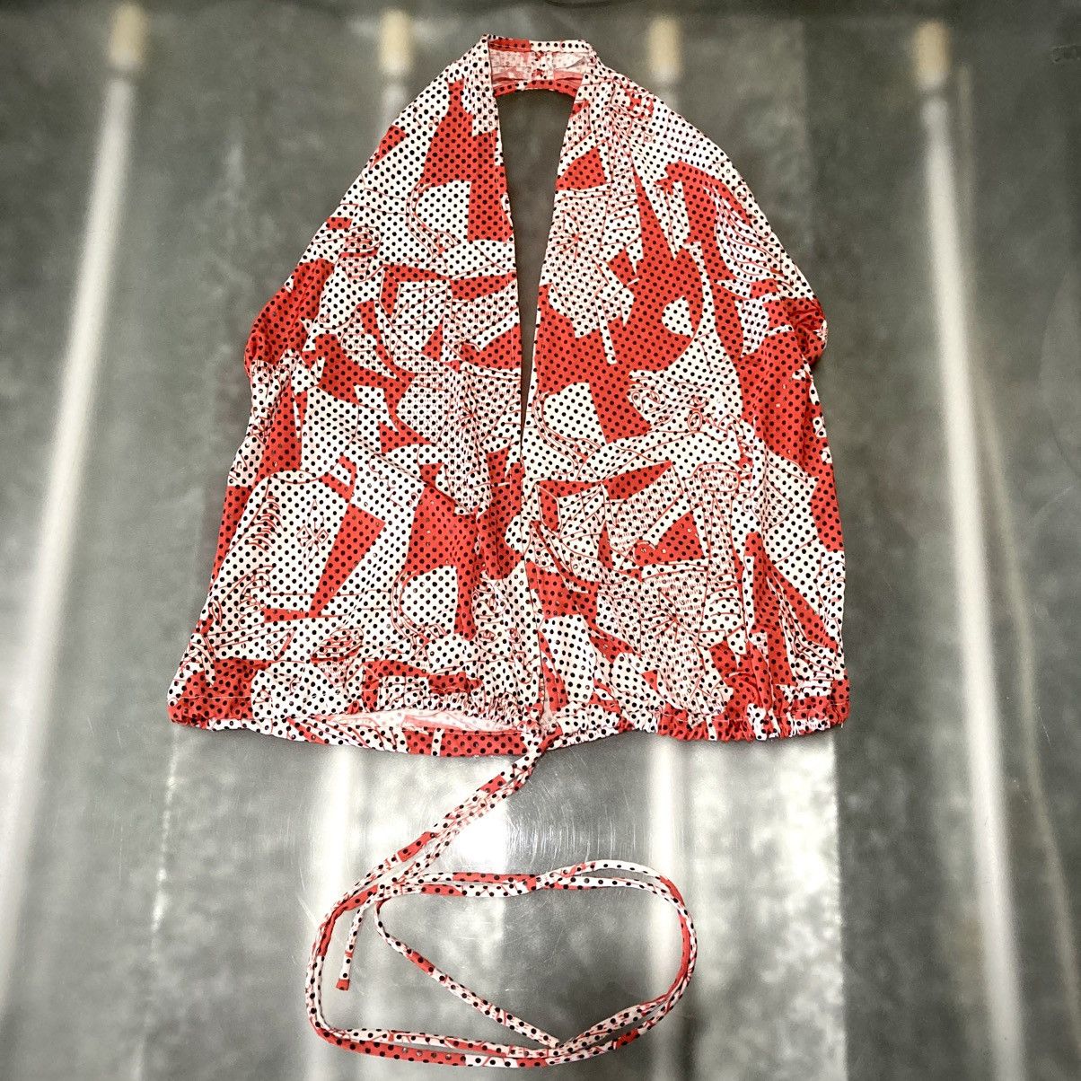 Japanese Brand 2000s Pop-Art Halter Archive Dress One-of-One Size ONE SIZE - 8 Thumbnail