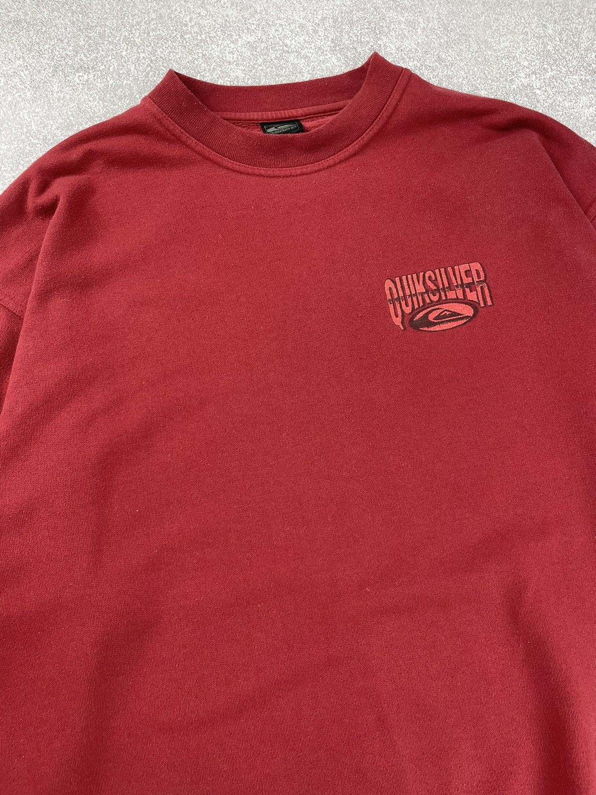 Quiksilver × Vintage Vintage Quiksilver Big Logo Surf Skate Sweatshirt Size US L / EU 52-54 / 3 - 3 Thumbnail