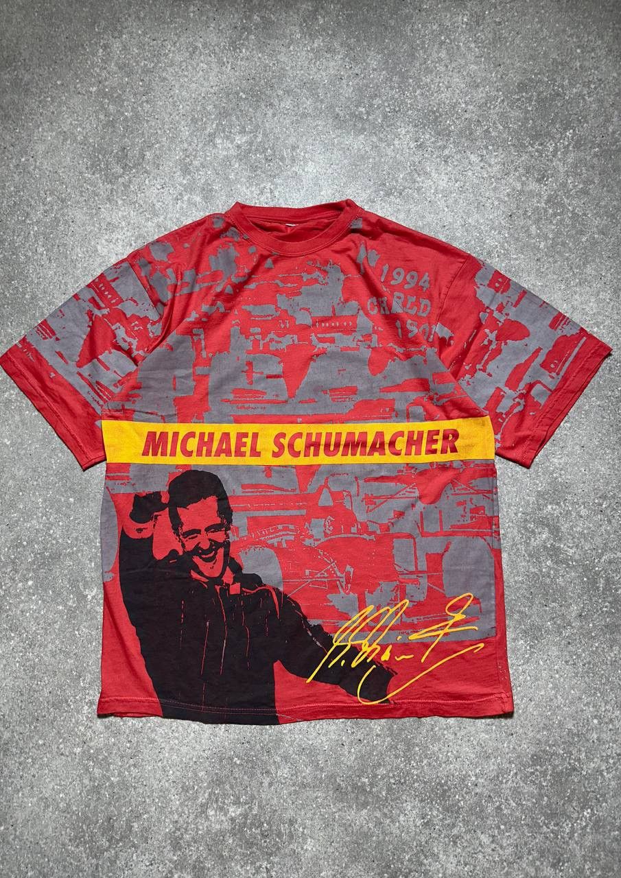 Formula 1 Vintage 94 - 95 Michael Schumacher T-shirt AOP F1 Size US XL / EU 56 / 4 - 1 Thumbnail