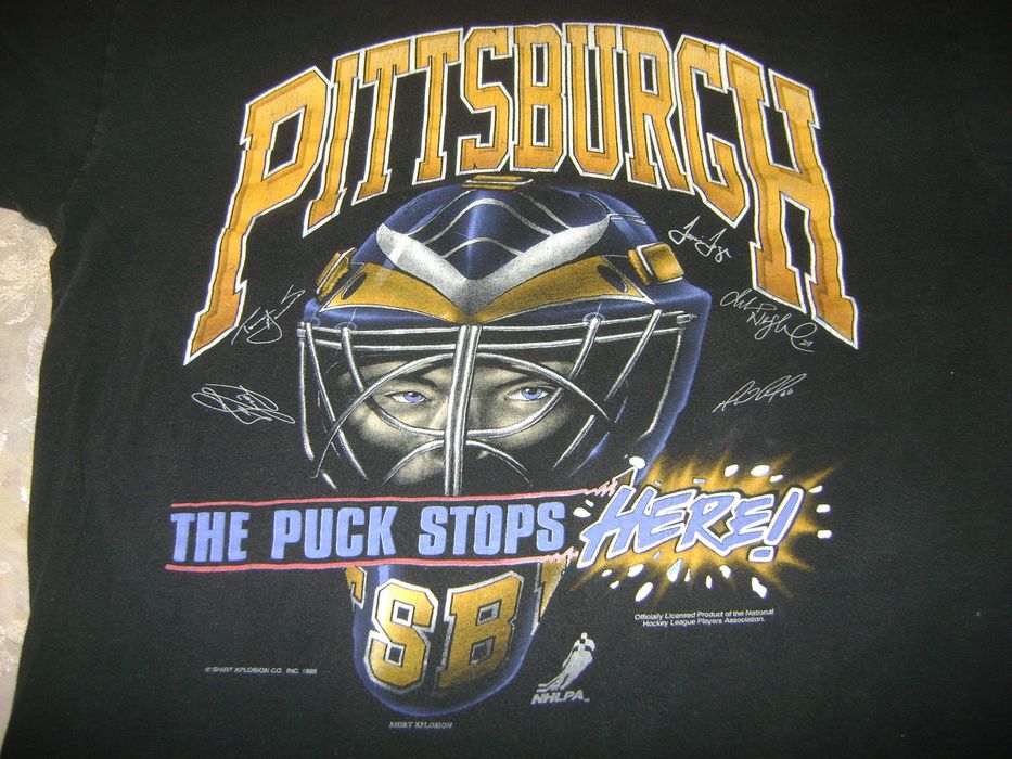 Sportswear PITTSBURGH PENQUINS THE PUCK STOPS HERE TSHIRT 1995 Grailed