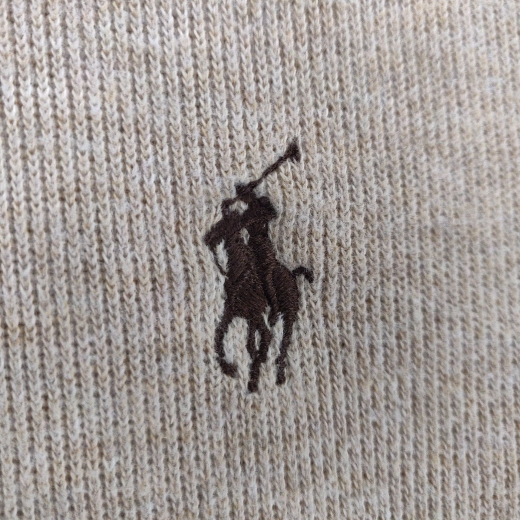 Polo Ralph Lauren VINTAGE Polo Ralph Lauren 1/4 Zip Pullover Sweater Mens XL Beige Mock Neck Size US XL / EU 56 / 4 - 5 Thumbnail