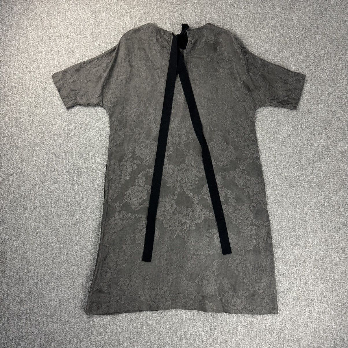 Uma Wang Uma Wang - Runway SS14 - Jacquard Dyed Floral Laced Dress Size S / US 4 / IT 40 - 7 Thumbnail