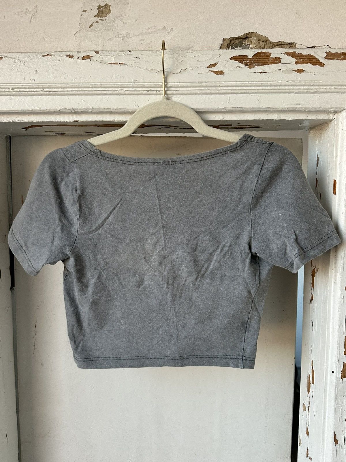 Vintage Vintage Short Sleeve Cropp Top Size S / US 4 / IT 40 - 4 Thumbnail