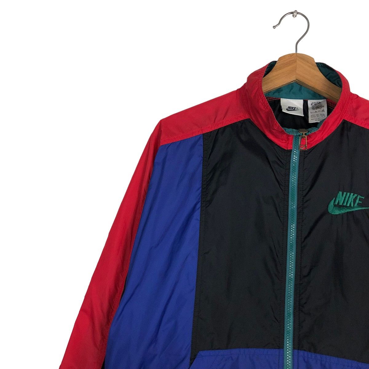 Nike 🔥VINTAGE NIKE LIGHT JACKET TRIPLE COLOUR DESIGN Size US L / EU 52-54 / 3 - 7 Thumbnail