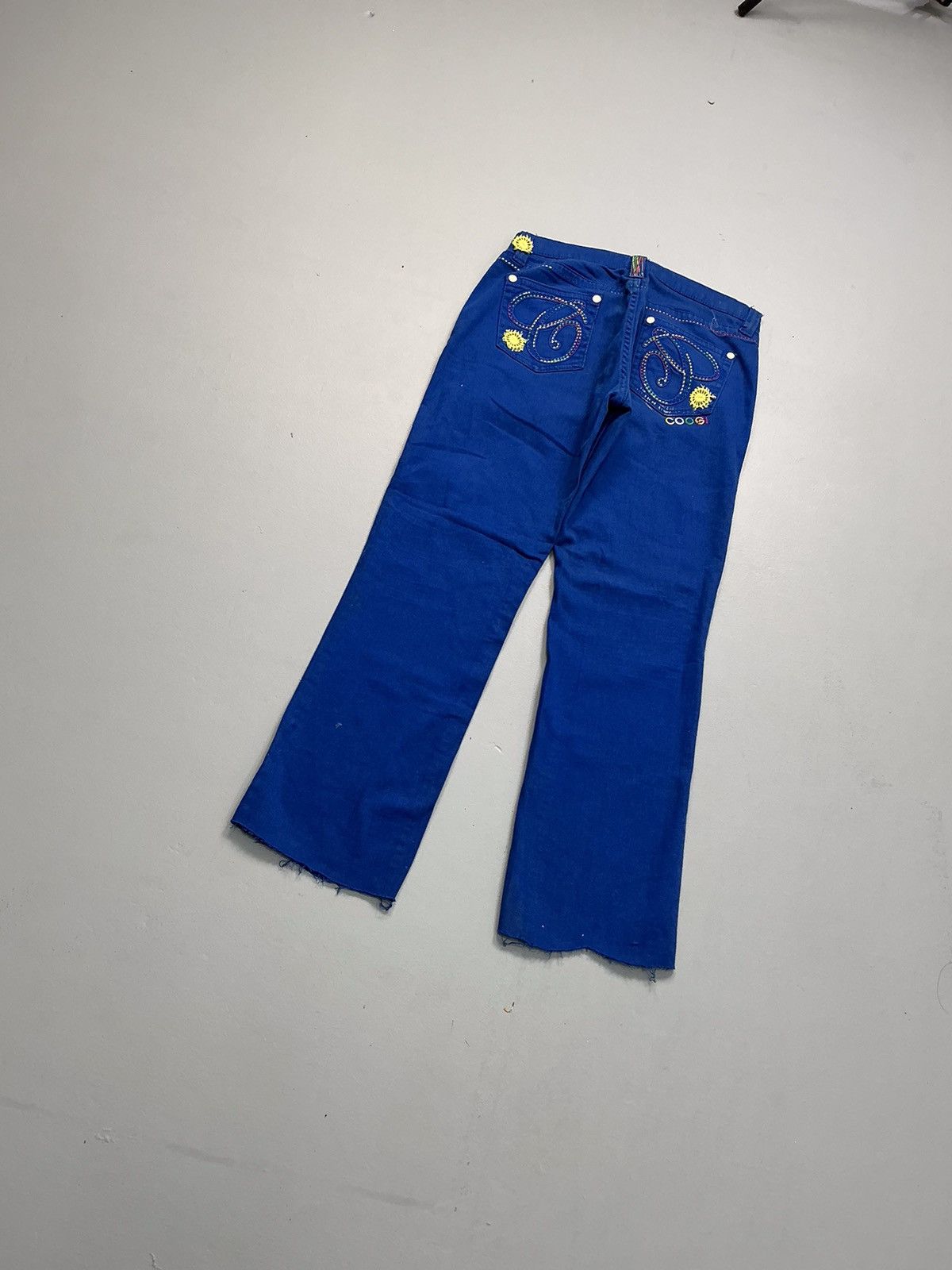 Designer Vintage Y2K crazy embroidered denim Size US 34 / EU 50 - 8 Thumbnail