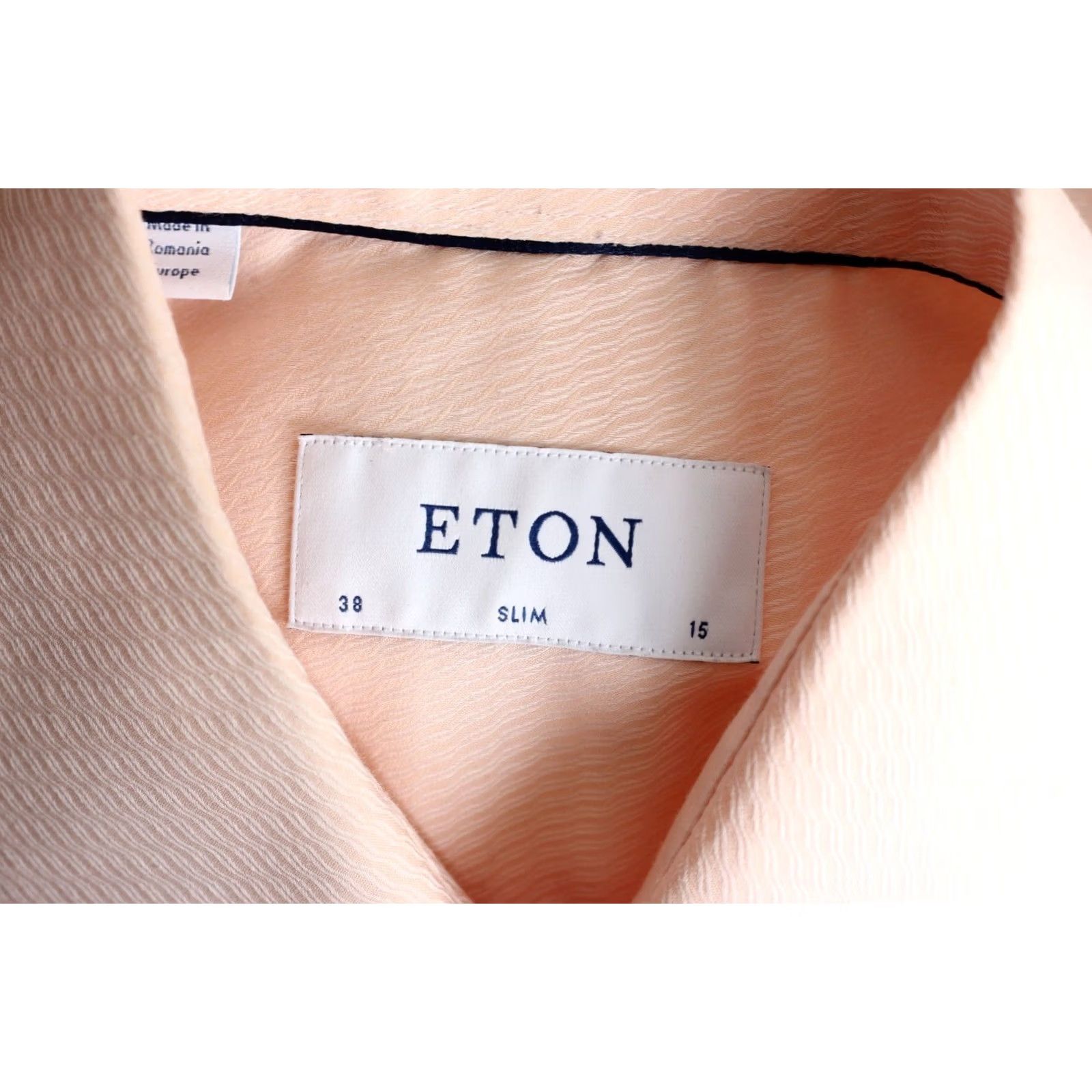 Eton ETON Bronze Slim Fit Formal Shirt Men 38 / 15 Long Sleeve OC Orange Button-Up, Casual, Formal Mens Size US M / EU 48-50 / 2 - 4 Thumbnail