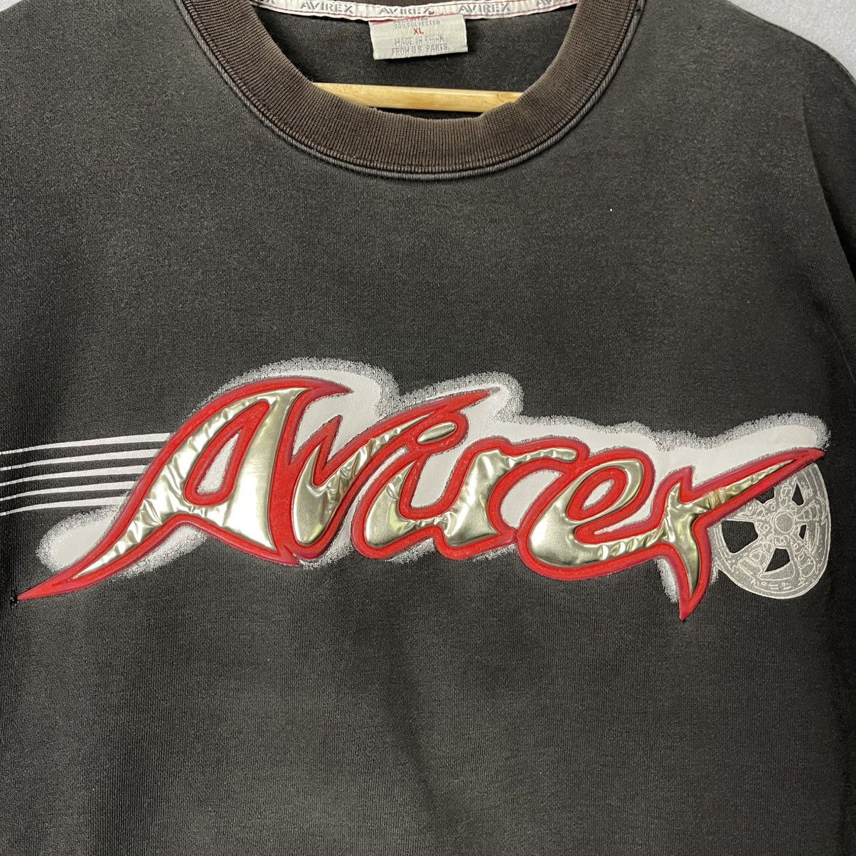 Avirex Vintage AVIREX Big Logo Crewneck Sweatshirt XL Size US XL / EU 56 / 4 - 3 Thumbnail