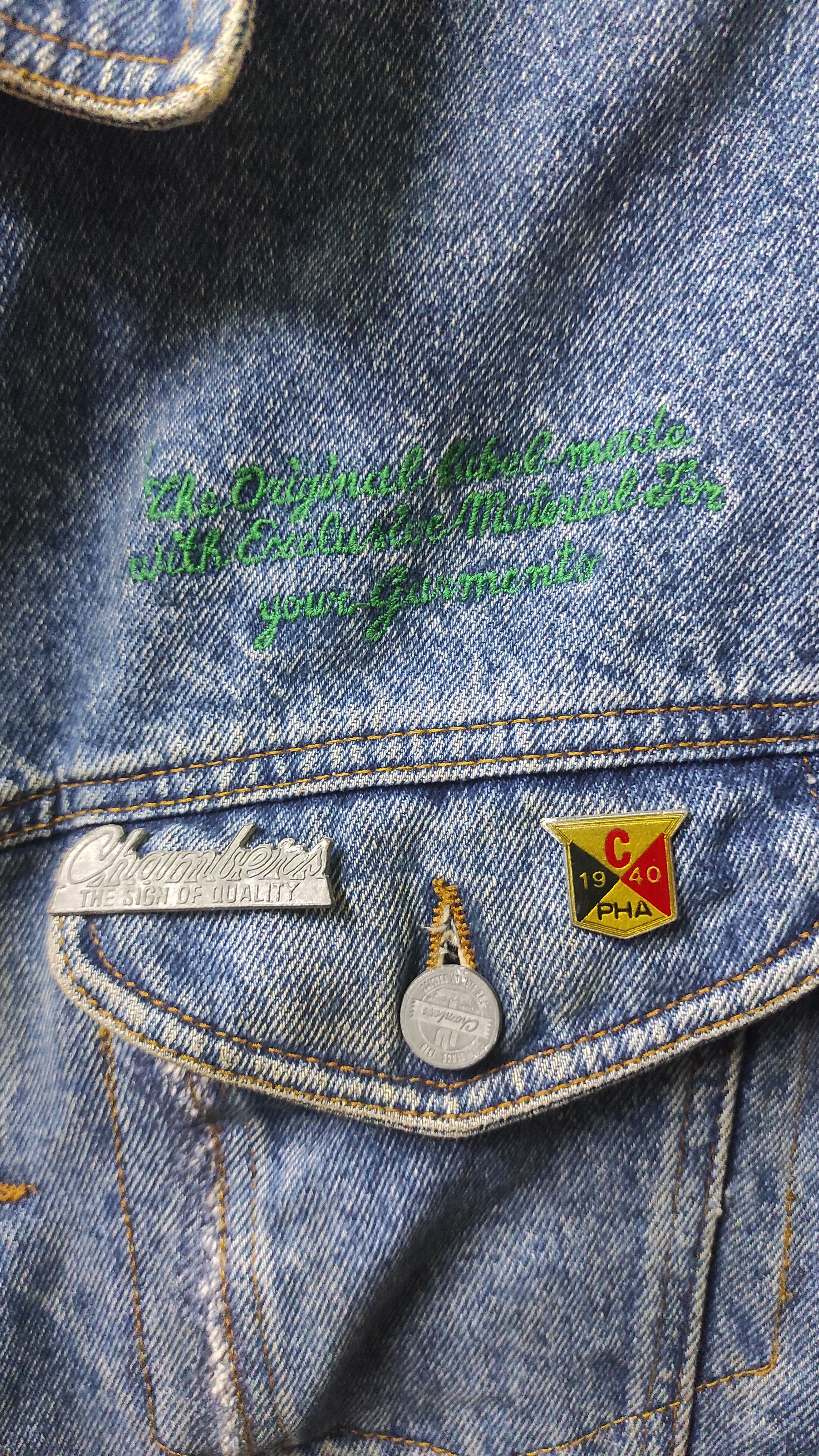 Vintage Vintage chambers denim jacket Size US M / EU 48-50 / 2 - 7 Thumbnail