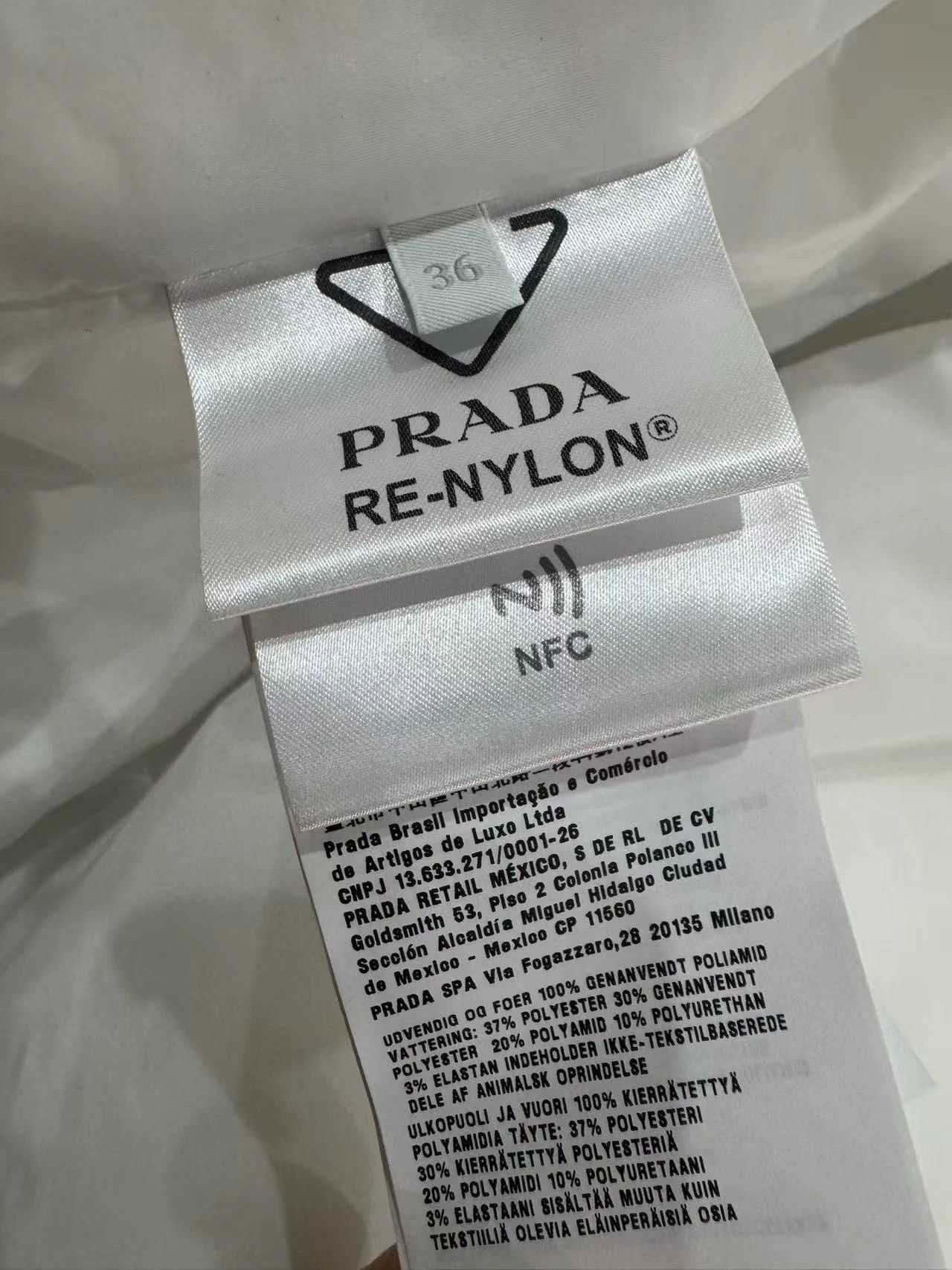 Prada Prada Women's Cotton Coat New EU36 Full Set Size XS / US 0-2 / IT 36-38 - 4 Thumbnail