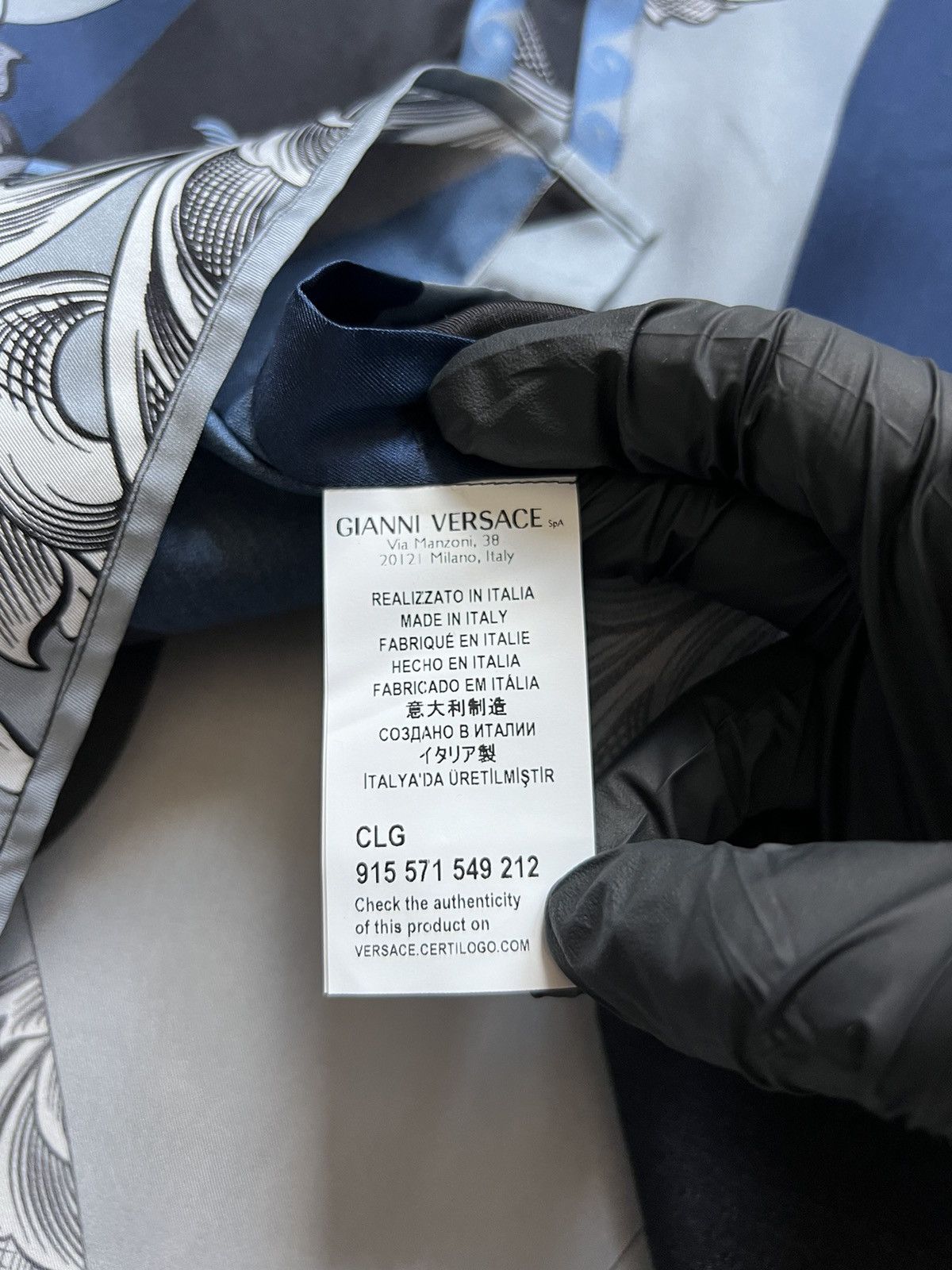 Versace Vintage 90s Versace Shirt Button Up Size US L / EU 52-54 / 3 - 15 Thumbnail