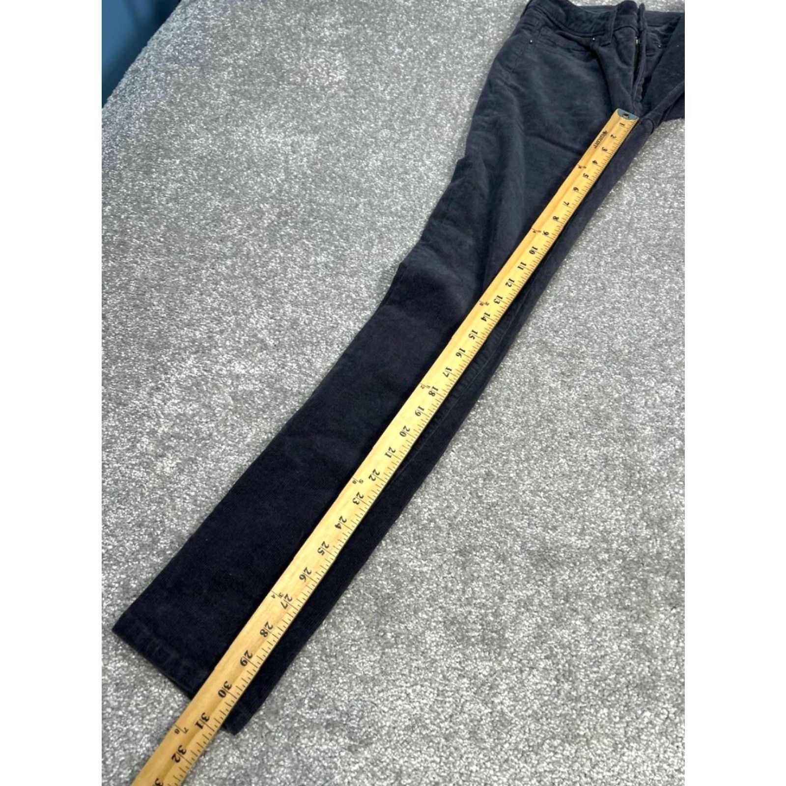 Patagonia Patagonia Pants Womens 24 Corduroy Blue Logo Skinny Low Rise Size 42" / US 20 - 2 Thumbnail
