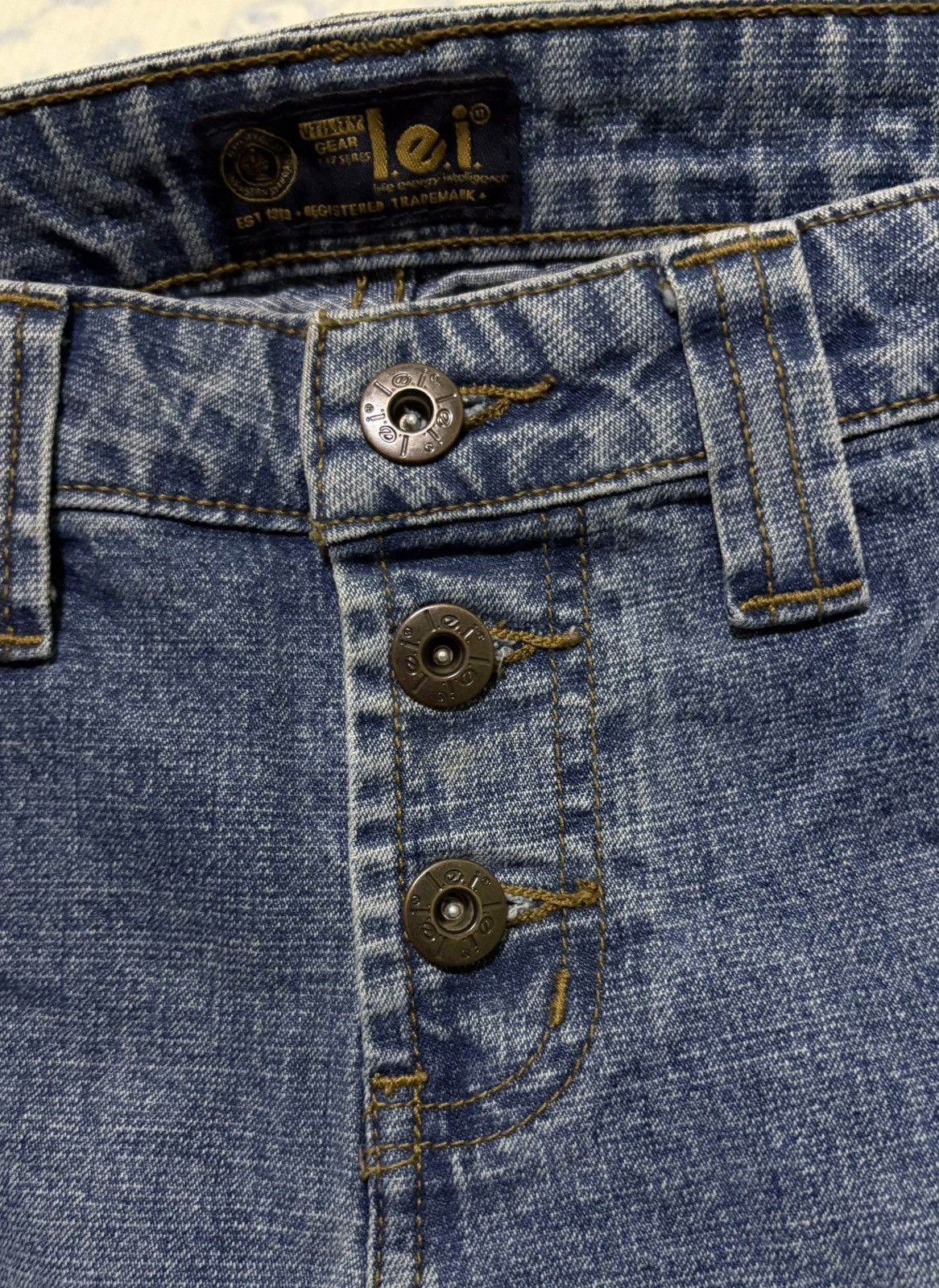 L.E.I. L.e.i Streetwear Jeans Flared Double Pocket Infront Denim Size US 32 / EU 48 - 15 Thumbnail