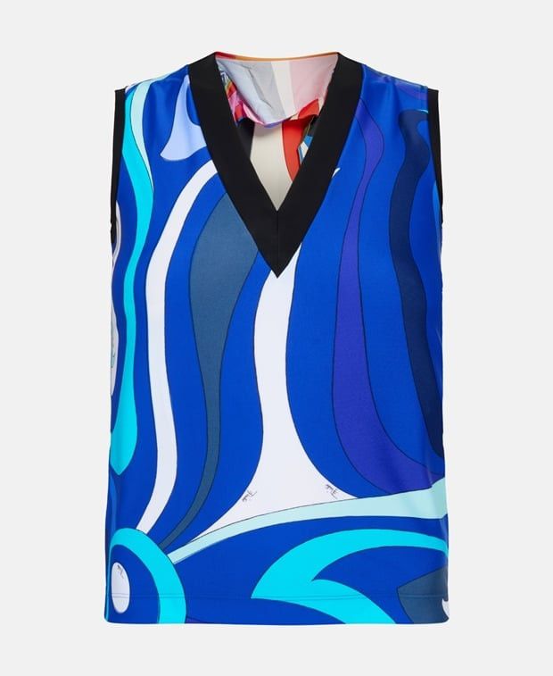 Emilio Pucci Sleeveless blouse Size S / US 4 / IT 40 - 1 Thumbnail
