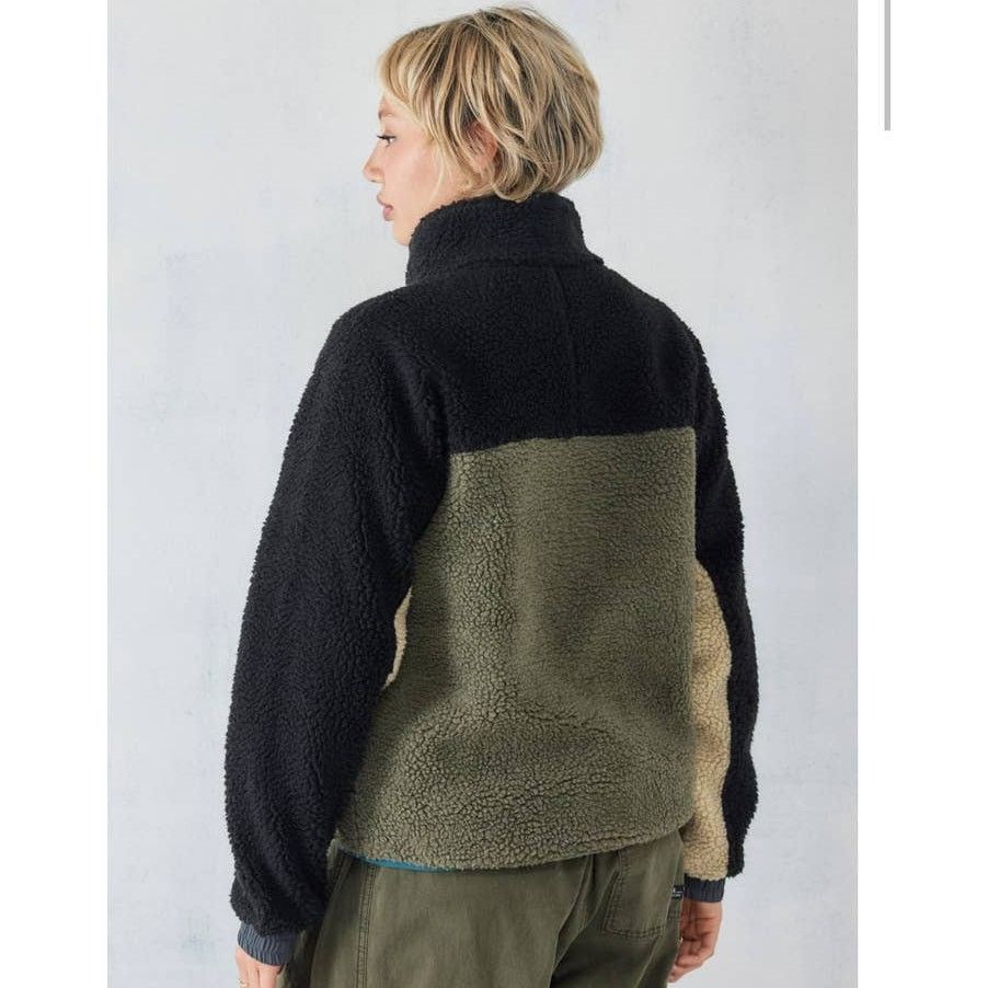 Urban Outfitters New Urban Outfitters Kavu Paneled Fleece Jacket $120 X-SMALL Size XS / US 0-2 / IT 36-38 - 3 Thumbnail