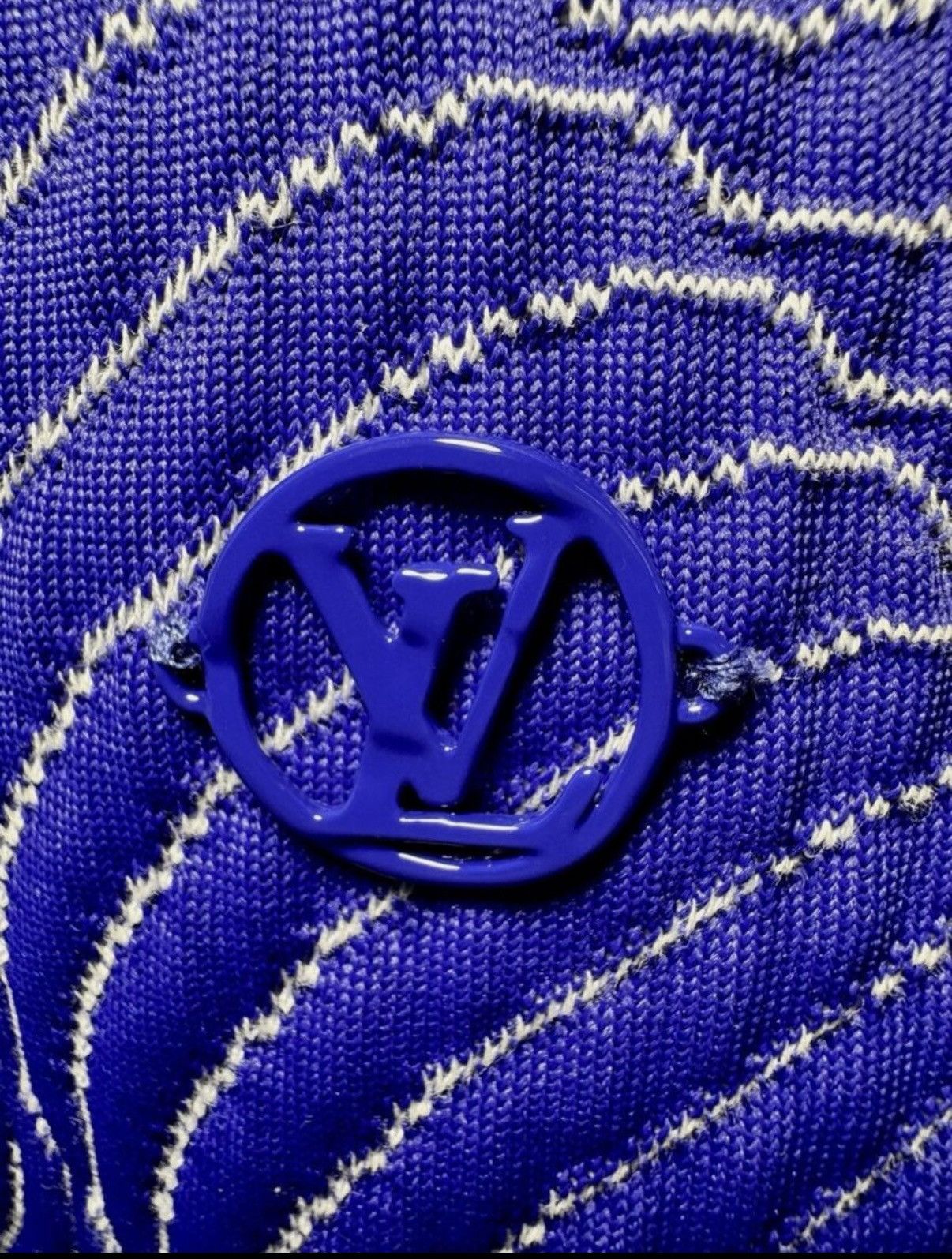 Louis Vuitton Louis Vuitton Latest Blue Striped Print Logo Jacket Size US M / EU 48-50 / 2 - 4 Thumbnail