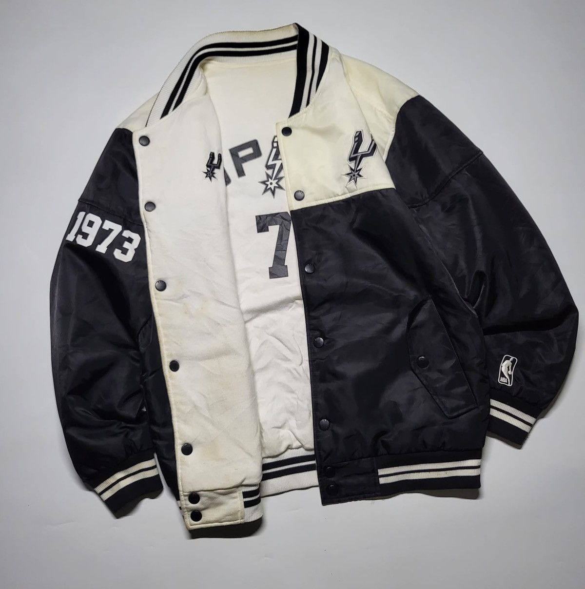NBA × Vintage Varsity boomber SPURS NBA Reversible Size US L / EU 52-54 / 3 - 20 Thumbnail