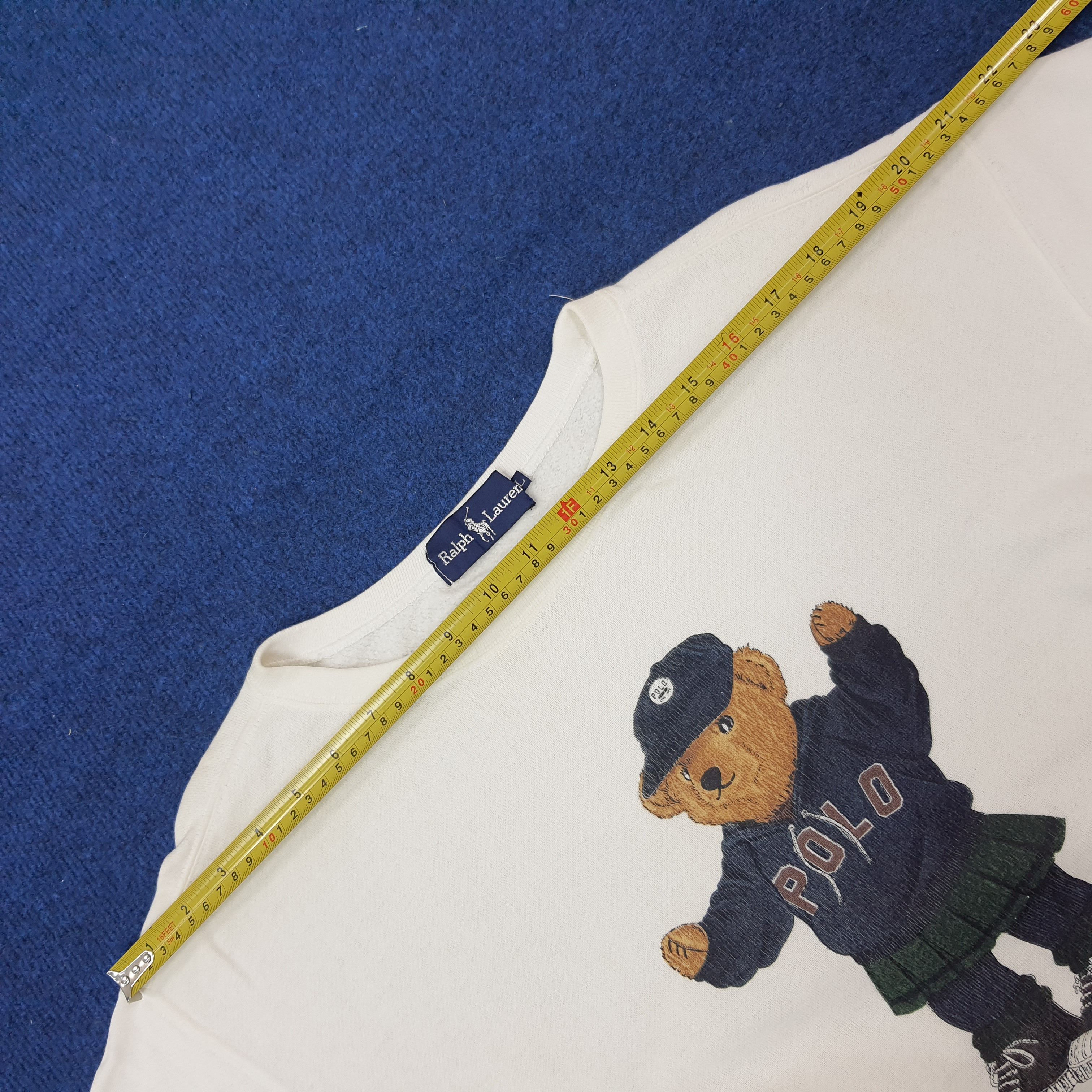 Polo Ralph Lauren vintage Polo Bear by Ralph Lauren Sweatshirt C241N11 Size US L / EU 52-54 / 3 - 8 Thumbnail