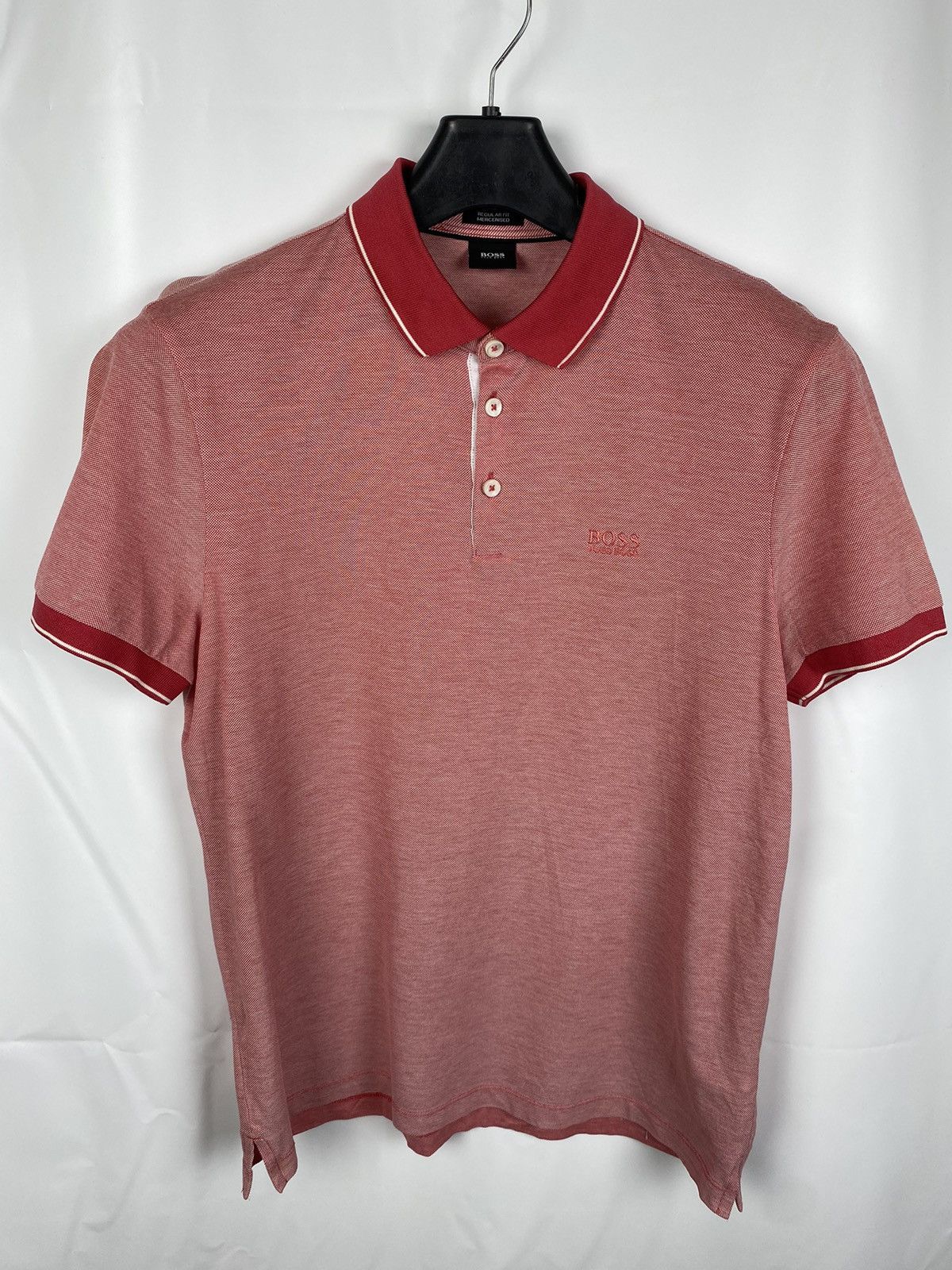Hugo Boss Hugo Boss Men Polo Tee Cotton size S Size US S / EU 44-46 / 1 - 1 Thumbnail