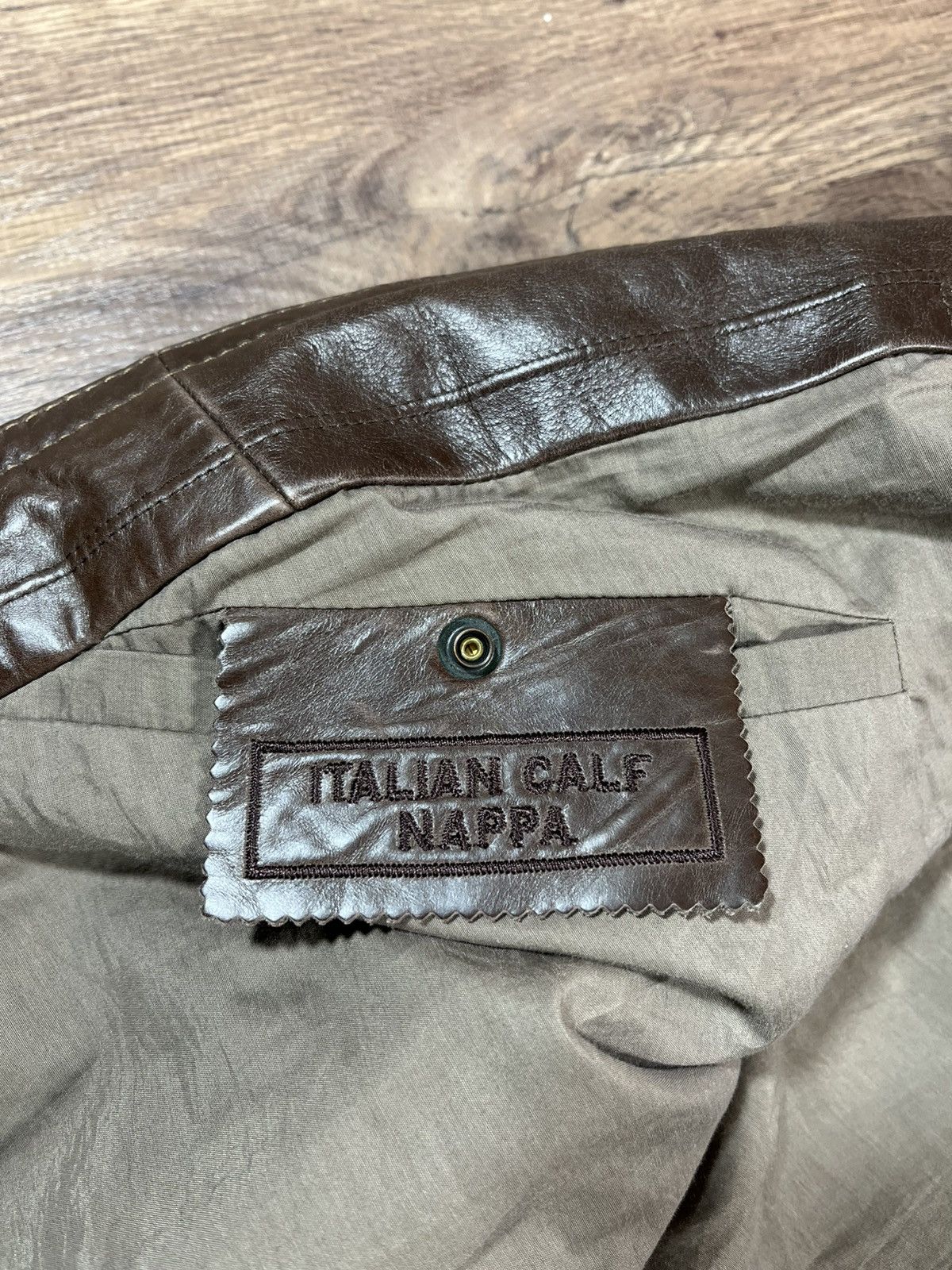 Hugo Boss Hugo Boss Nappa Brown Leather Bomber Rare Size US M / EU 48-50 / 2 - 13 Thumbnail