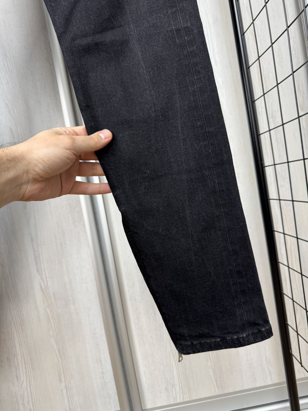 Japanese Brand Represent Basic selvedge denim vintage black jeans zippers Size US 32 / EU 48 - 10 Thumbnail
