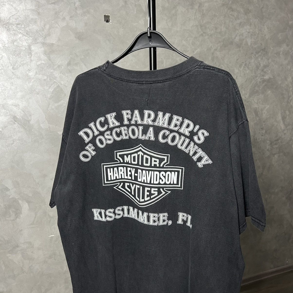 Harley Davidson 90s Harley Davidson D1ck Farmers Sun Faded T Shirt Merch Size US XL / EU 56 / 4 - 11 Thumbnail