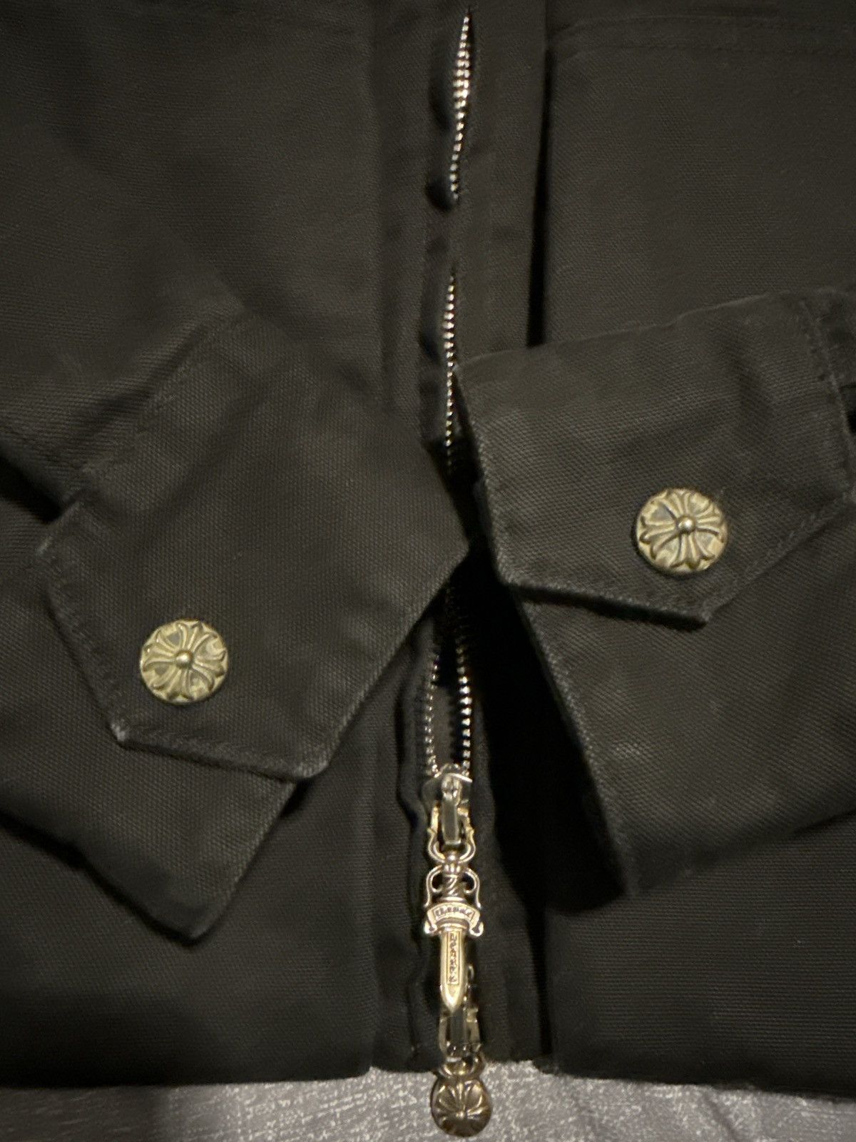 Chrome Hearts Chrome heart zip up script made in Hollywood work jacket Size US M / EU 48-50 / 2 - 7 Thumbnail