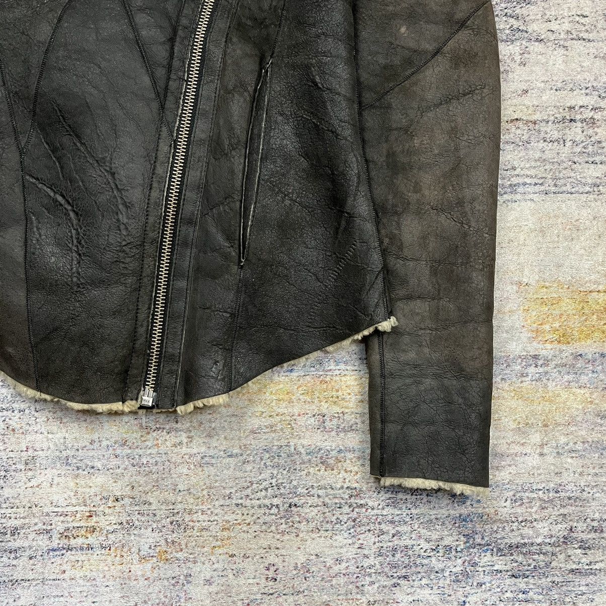Helmut Lang Helmut lang asymmetric hooded shearling leather jacket Size M / US 6-8 / IT 42-44 - 12 Thumbnail