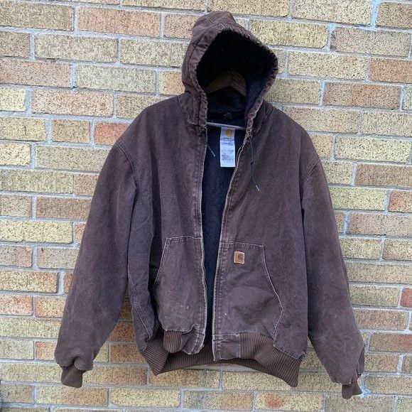 Carhartt × Vintage Vintage Carhartt Jacket XL Brown Size US L / EU 52-54 / 3 - 1 Thumbnail