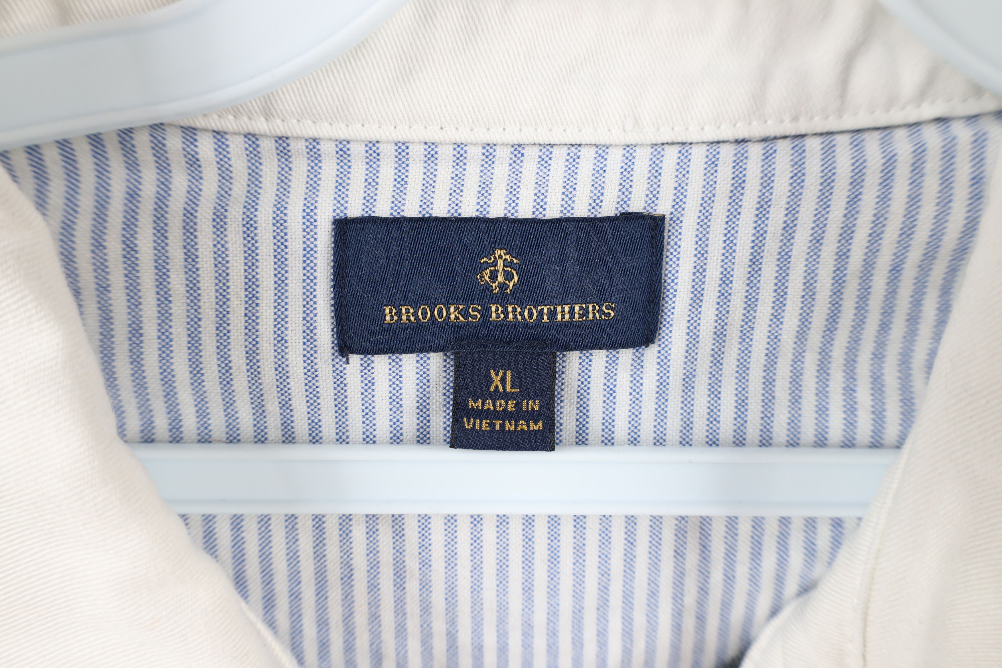 Brooks Brothers × Vintage Vintage Brooks Brothers Heavyweight Long Sleeve Polo Shirt Size US XL / EU 56 / 4 - 6 Thumbnail