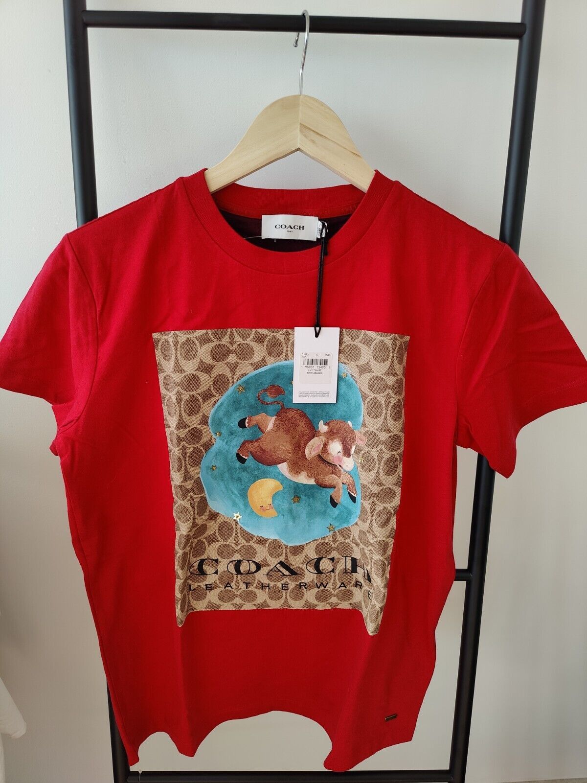 Coach NWT Coach Lunar New Year TShirt Ox Jumping Over the moon Size S / US 4 / IT 40 - 2 Thumbnail