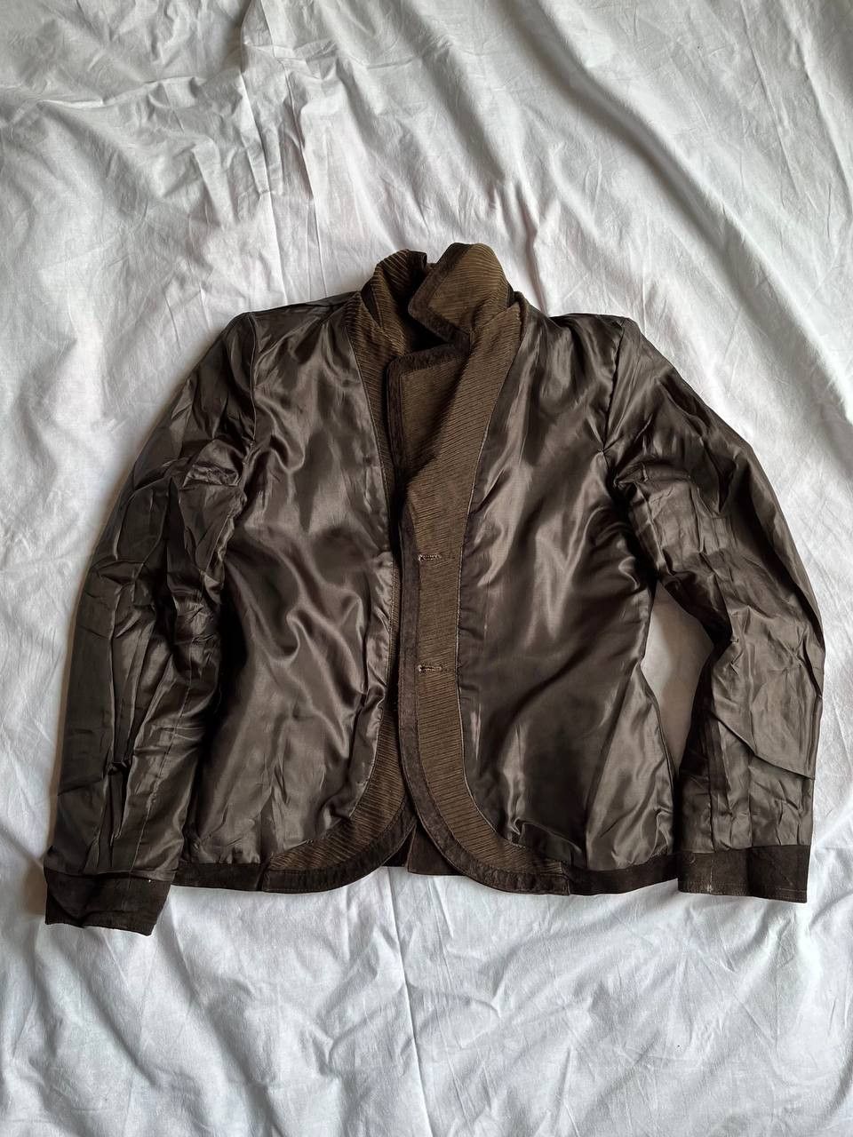 ARMA × Vintage Arma vintage chocolate brown leather pigskin jacket blazer Size M / US 6-8 / IT 42-44 - 6 Thumbnail