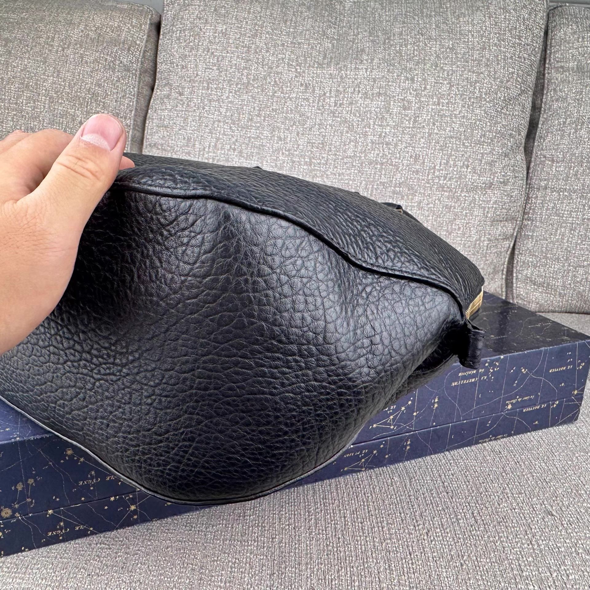 Burberry Burberry black gold genuine leather shell women's handbagＱ27 Size ONE SIZE - 4 Thumbnail