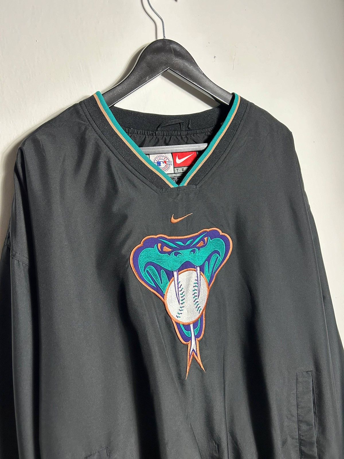 Nike Vintage Nike Arizona Diamonbacks MLB Pullover Windbreaker Size US XL / EU 56 / 4 - 2 Thumbnail