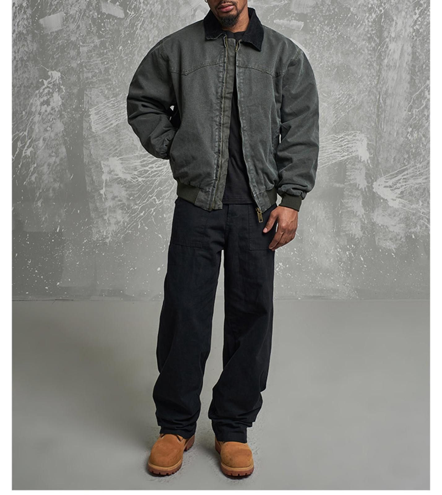 Other Gray Washed Workwear Jacket - Gray Size US M / EU 48-50 / 2 - 3 Thumbnail