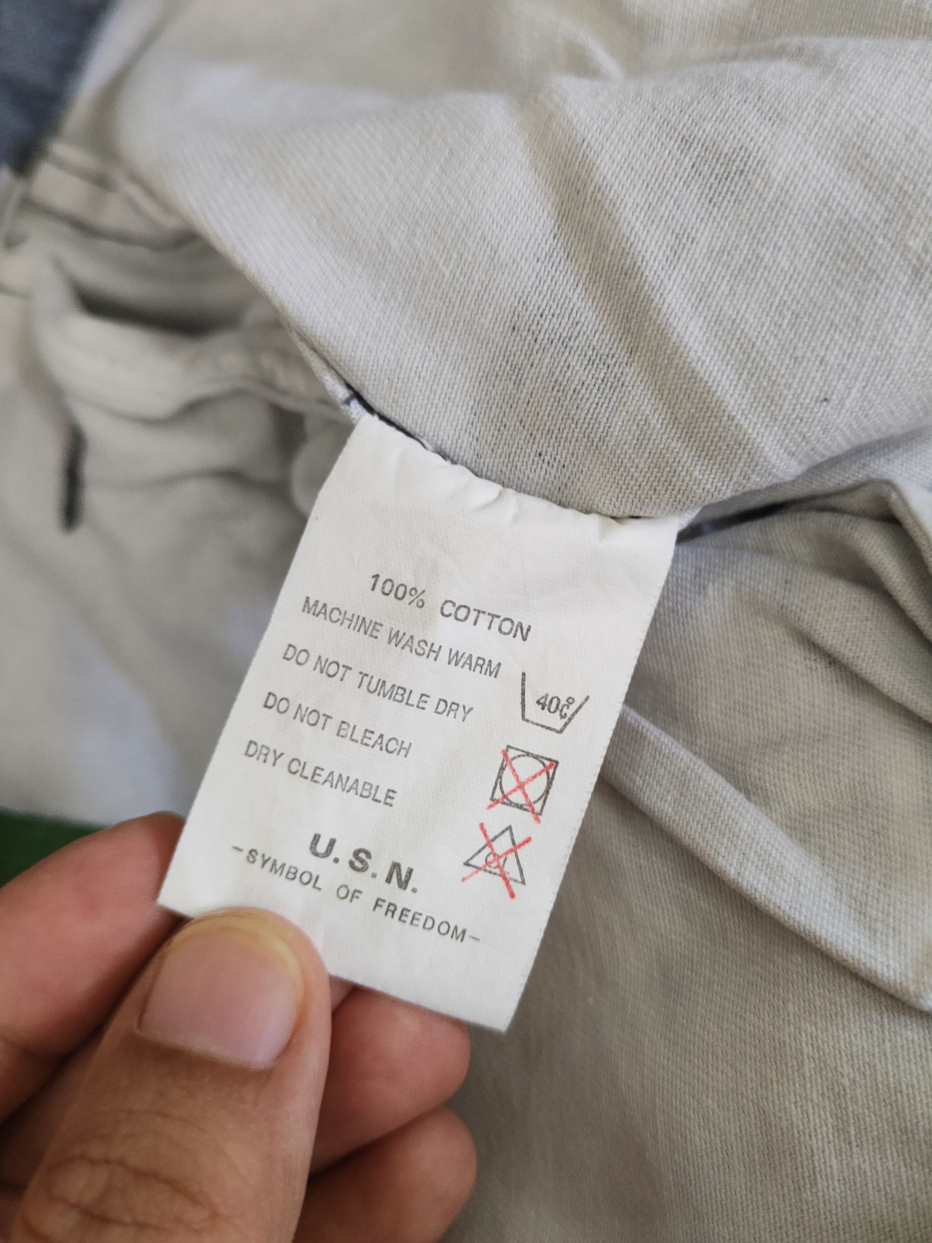 Japanese Brand U.S.N Camouflage Multipocket Tactical Cargo Pants #S2539 Size US 31 - 14 Thumbnail