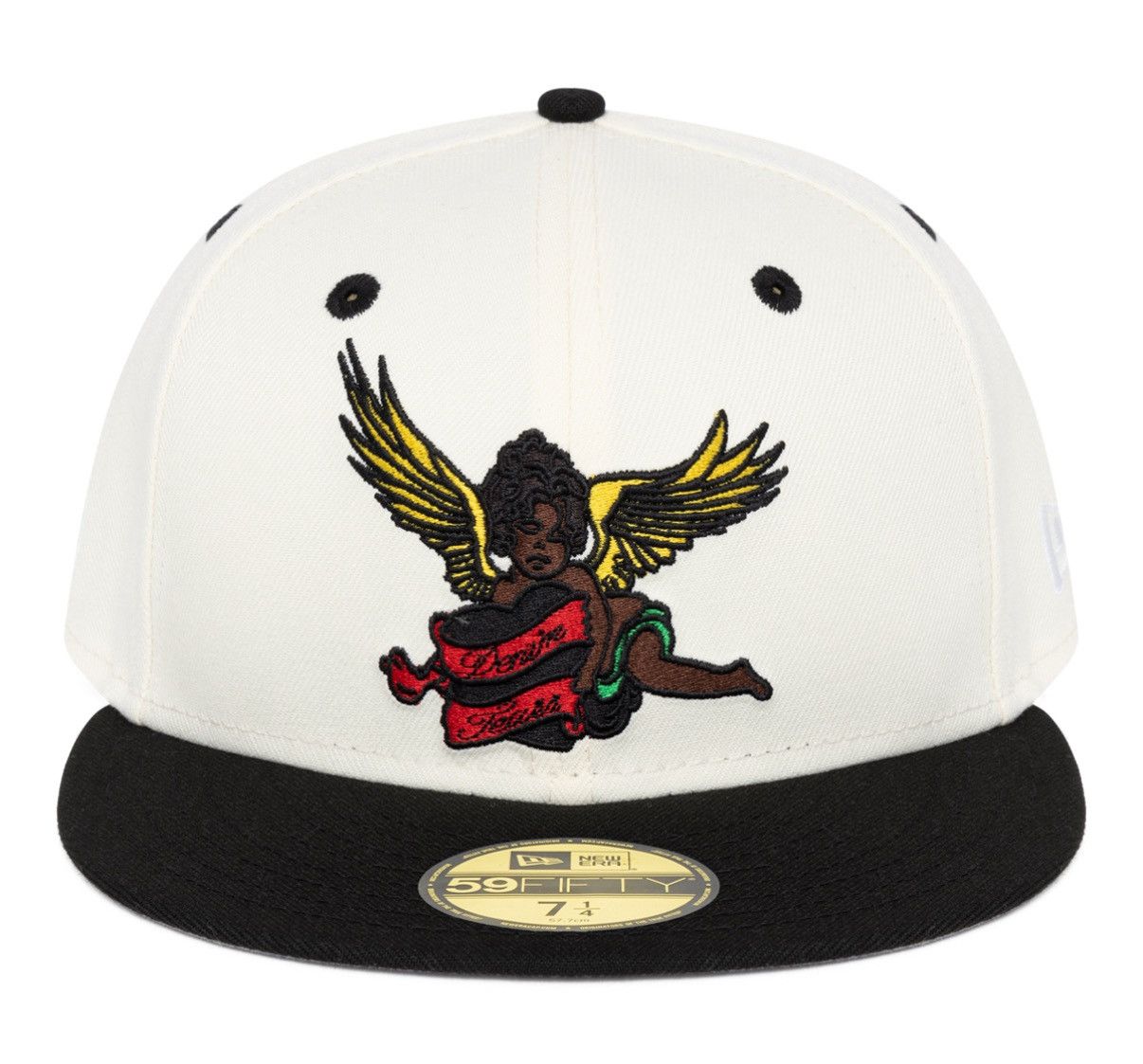 DENIM TEARS × New Era Denim Tears Black Cherub New Era Fitted Hat Cap Sealed DS Size ONE SIZE - 1 Thumbnail