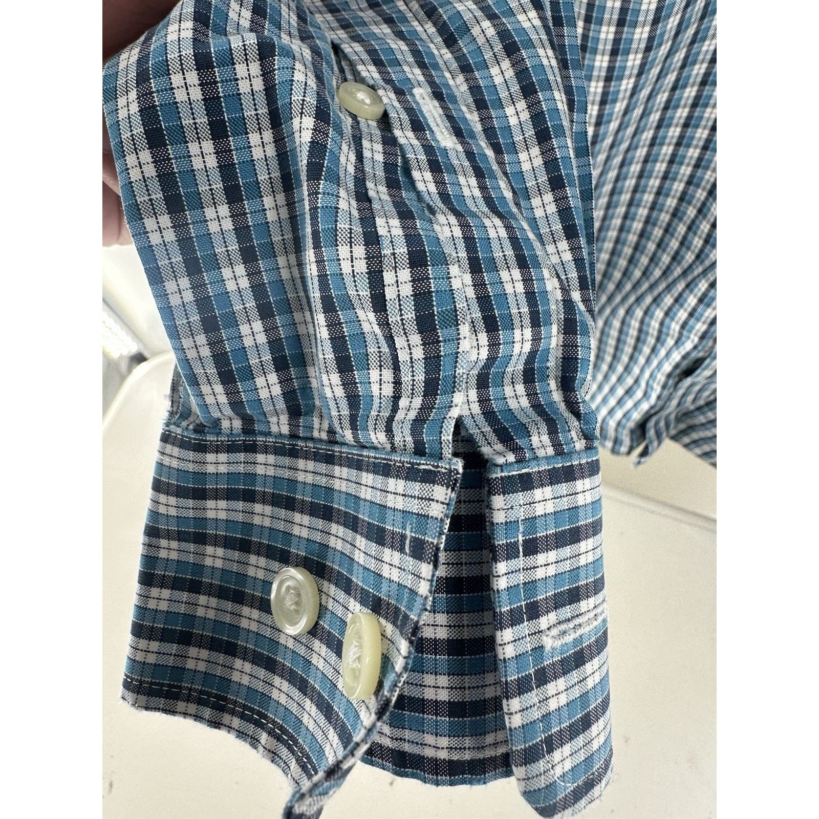 Eddie Bauer Eddie Bauer Sz M Wrinkle Free Classic Fit Long Sleeve Shirt Size US M / EU 48-50 / 2 - 6 Thumbnail