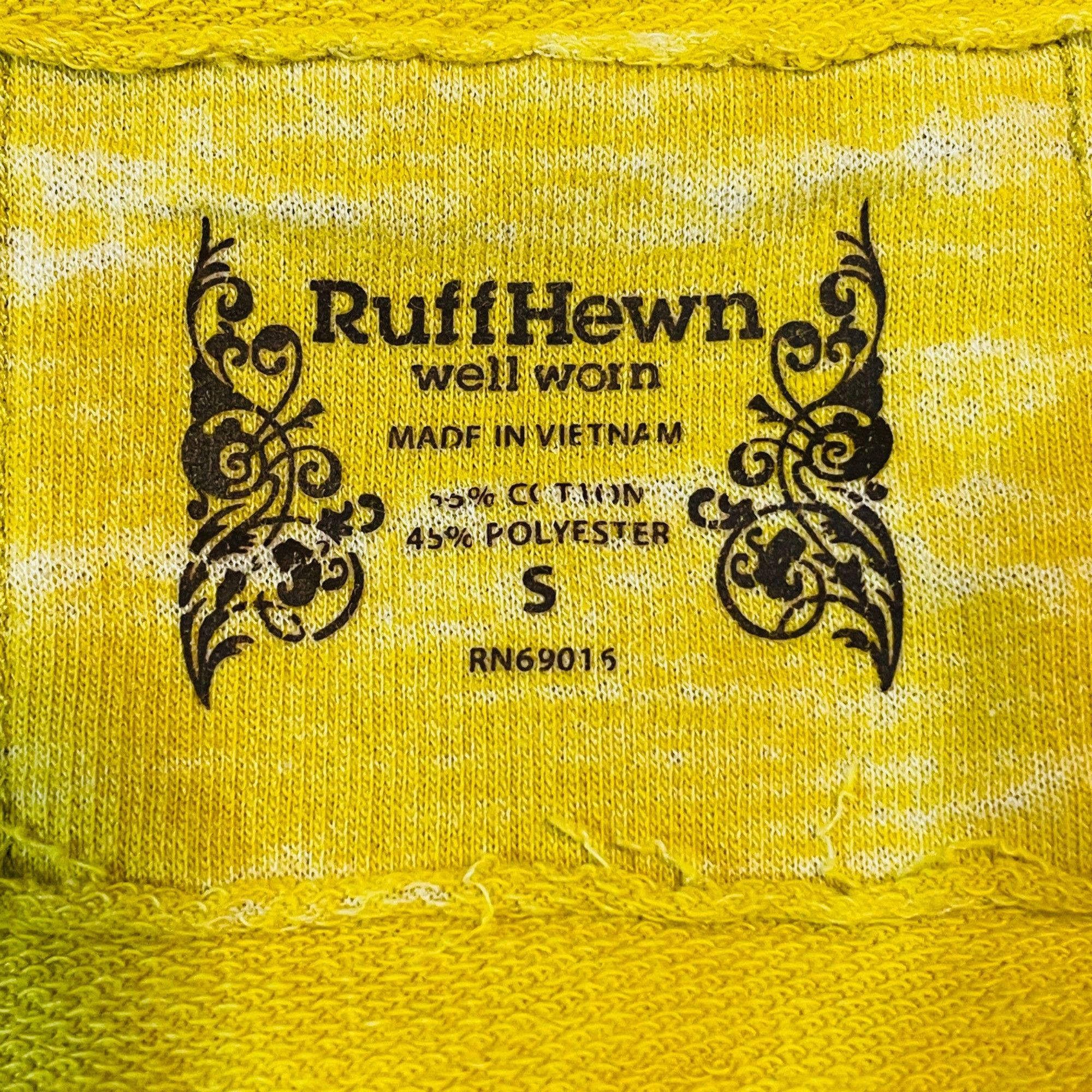 Other Ruff Hewn Womens Casual Yellow Heavier T-Shirt Rolled sleeve Size S / US 4 / IT 40 - 4 Thumbnail