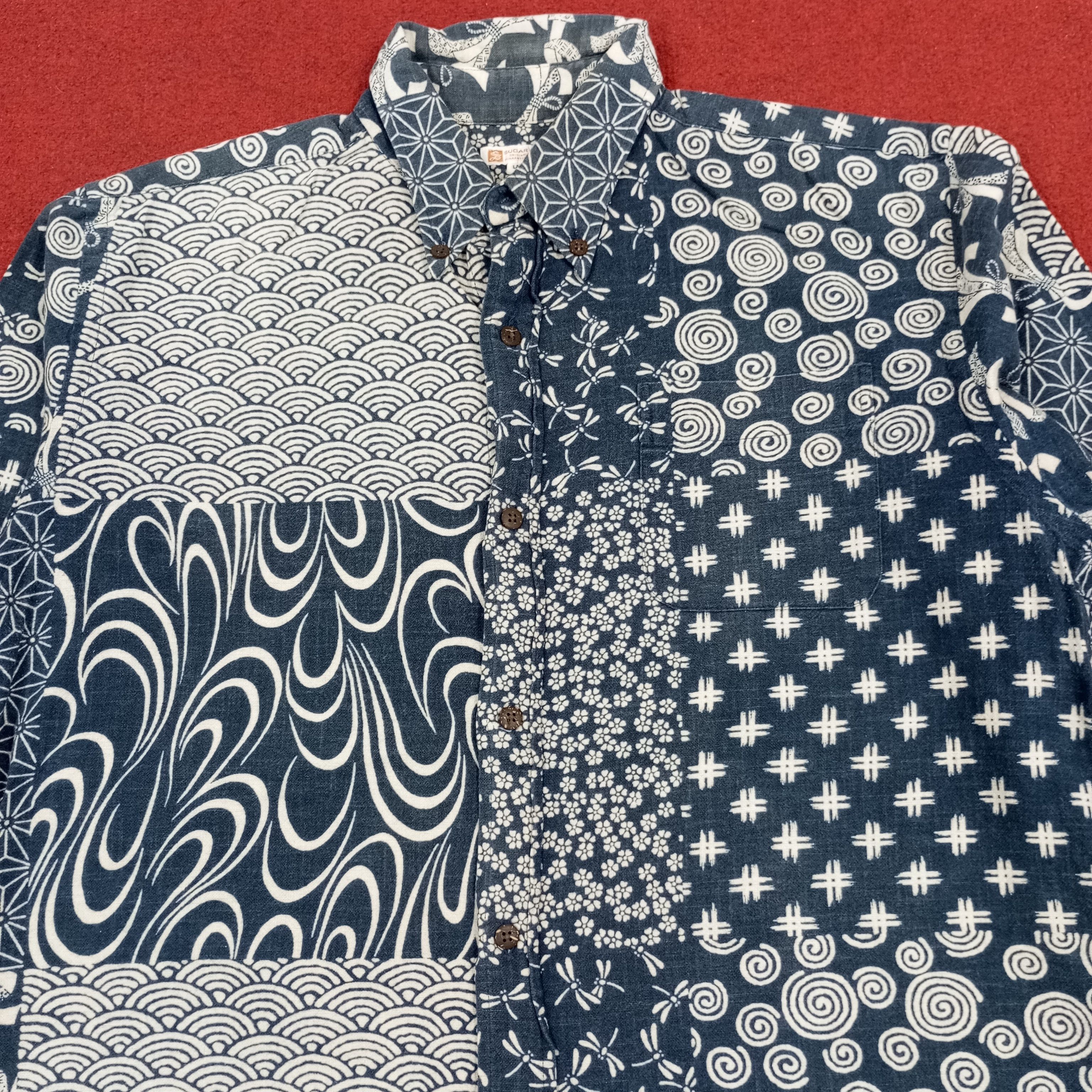 Japanese Brand × Sugar Cane × Vintage Sugar Cane Fashion Style Design Japanese Brand Shirt Size US L / EU 52-54 / 3 - 2 Thumbnail